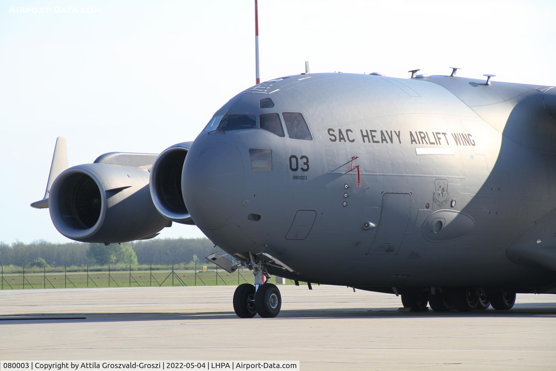 080003, 2009 Boeing C-17A Globemaster III C/N F-211, LHPA - Pápa Air Base, Pápa - Hungary