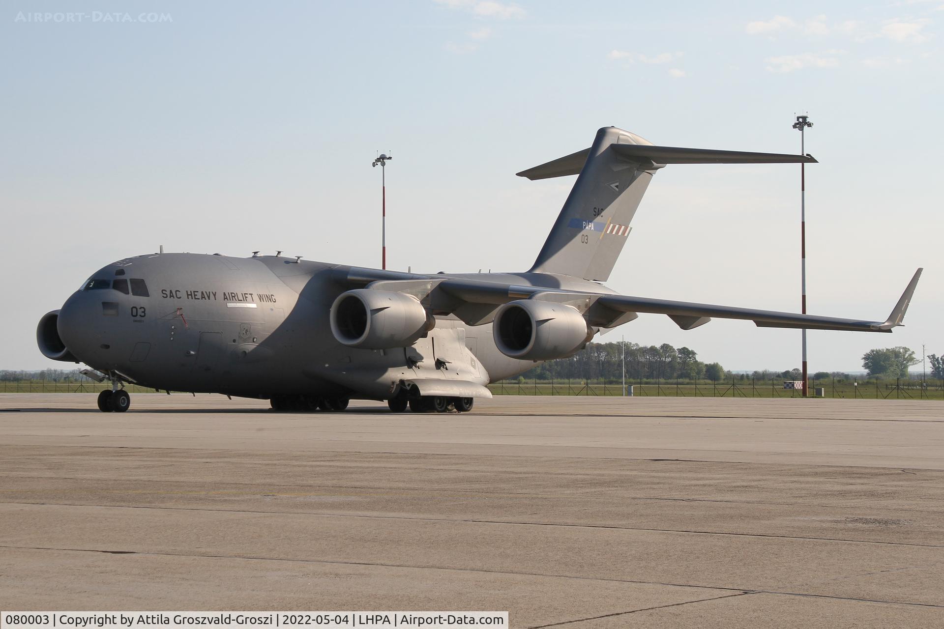 080003, 2009 Boeing C-17A Globemaster III C/N F-211, LHPA - Pápa Air Base, Pápa - Hungary