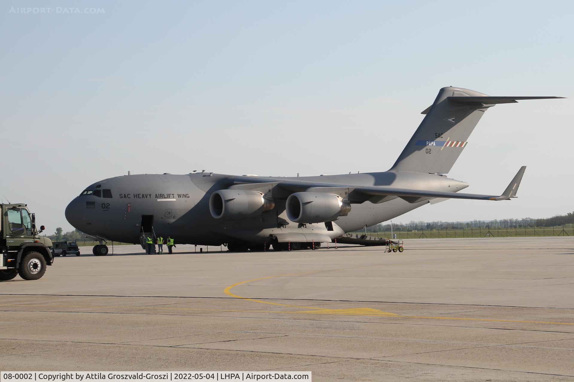08-0002, 2009 Boeing C-17A Globemaster III C/N F-210, LHPA - Pápa Air Base, Pápa - Hungary