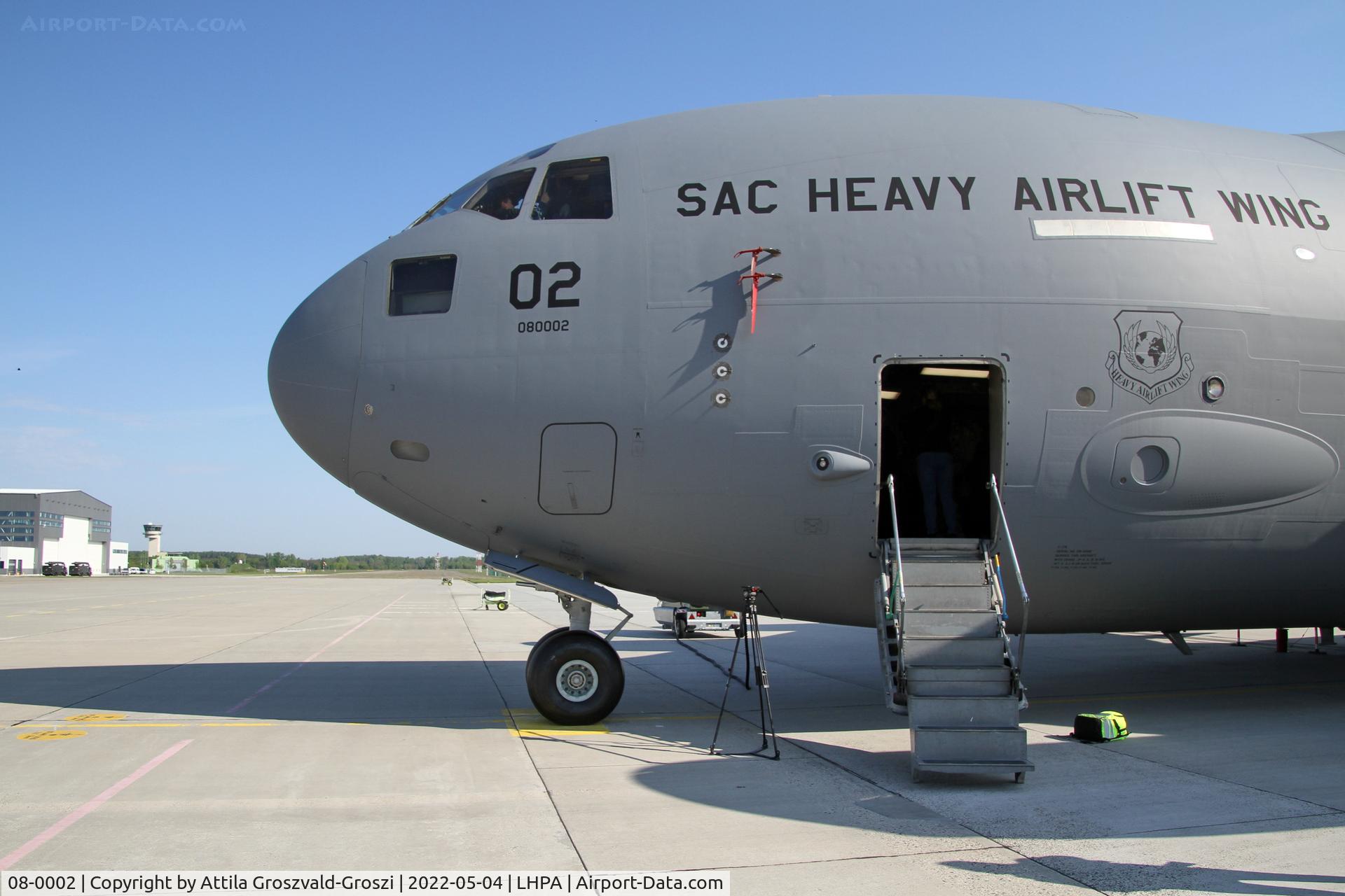 08-0002, 2009 Boeing C-17A Globemaster III C/N F-210, LHPA - Pápa Air Base, Pápa - Hungary