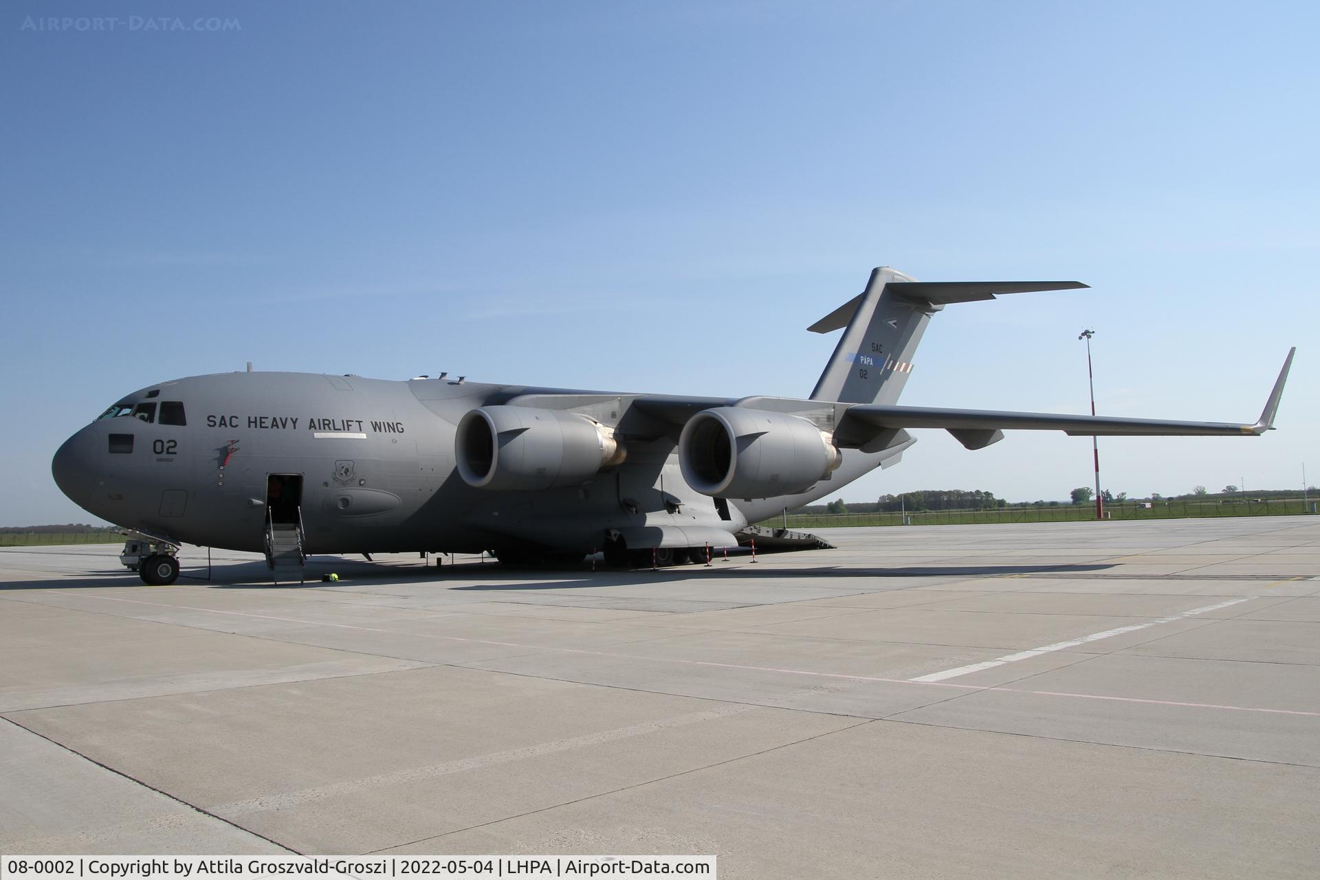 08-0002, 2009 Boeing C-17A Globemaster III C/N F-210, LHPA - Pápa Air Base, Pápa - Hungary