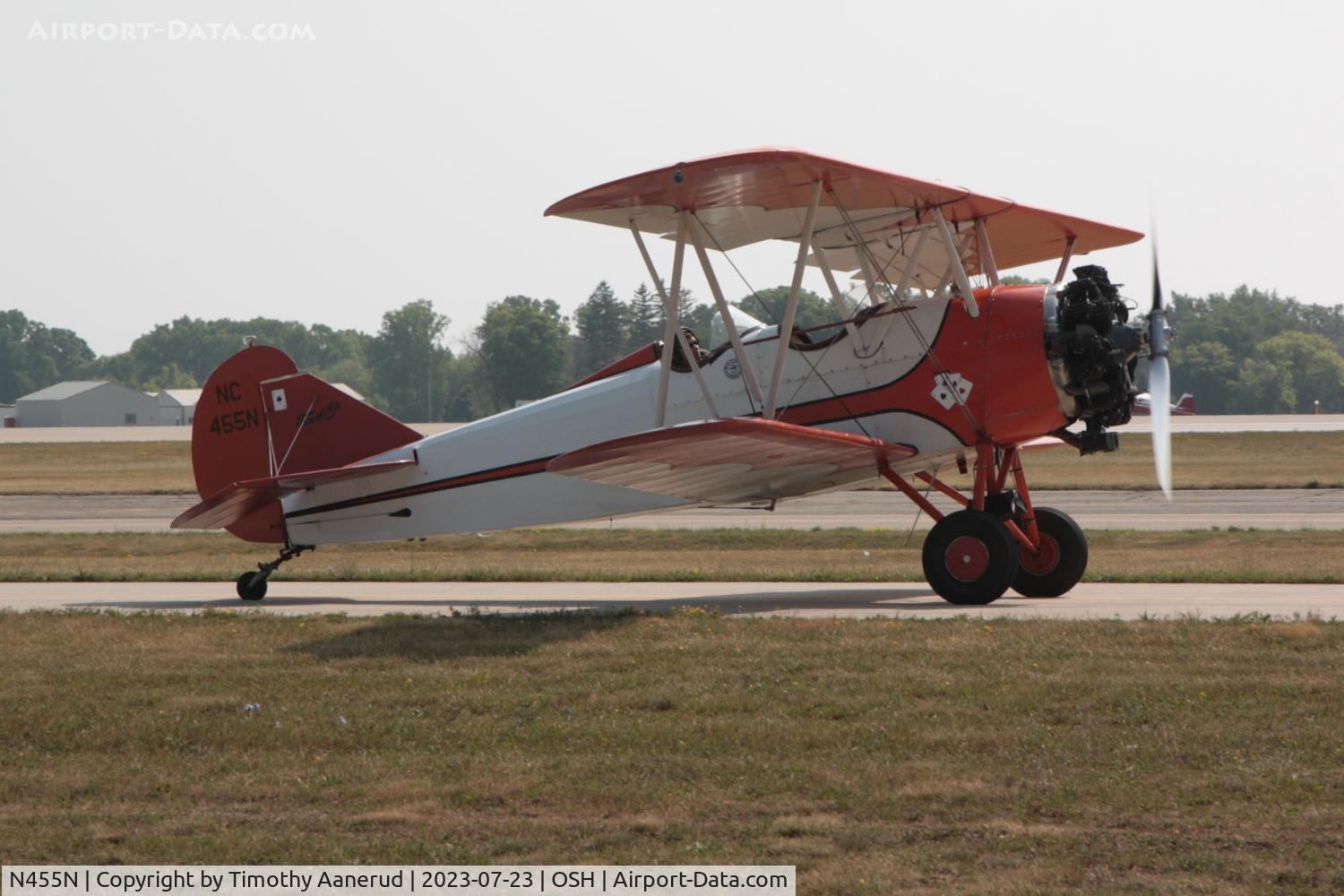 N455N, Curtiss-Wright Travel Air D-4000 C/N 1361, Curtiss-Wright Travel Air D-4000, c/n: 1361, AirVenture 2023