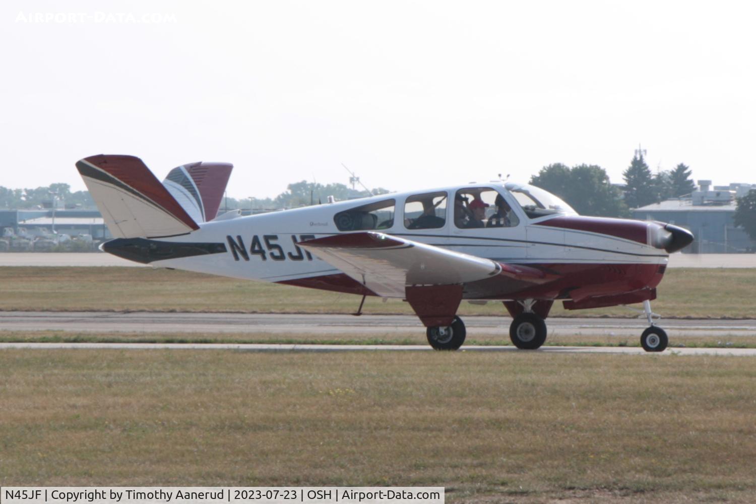 N45JF, 1954 Beech E35 C/N D-3901, 1954 Beech E35, c/n: D-3901, AirVenture 2023. Ex N3236C