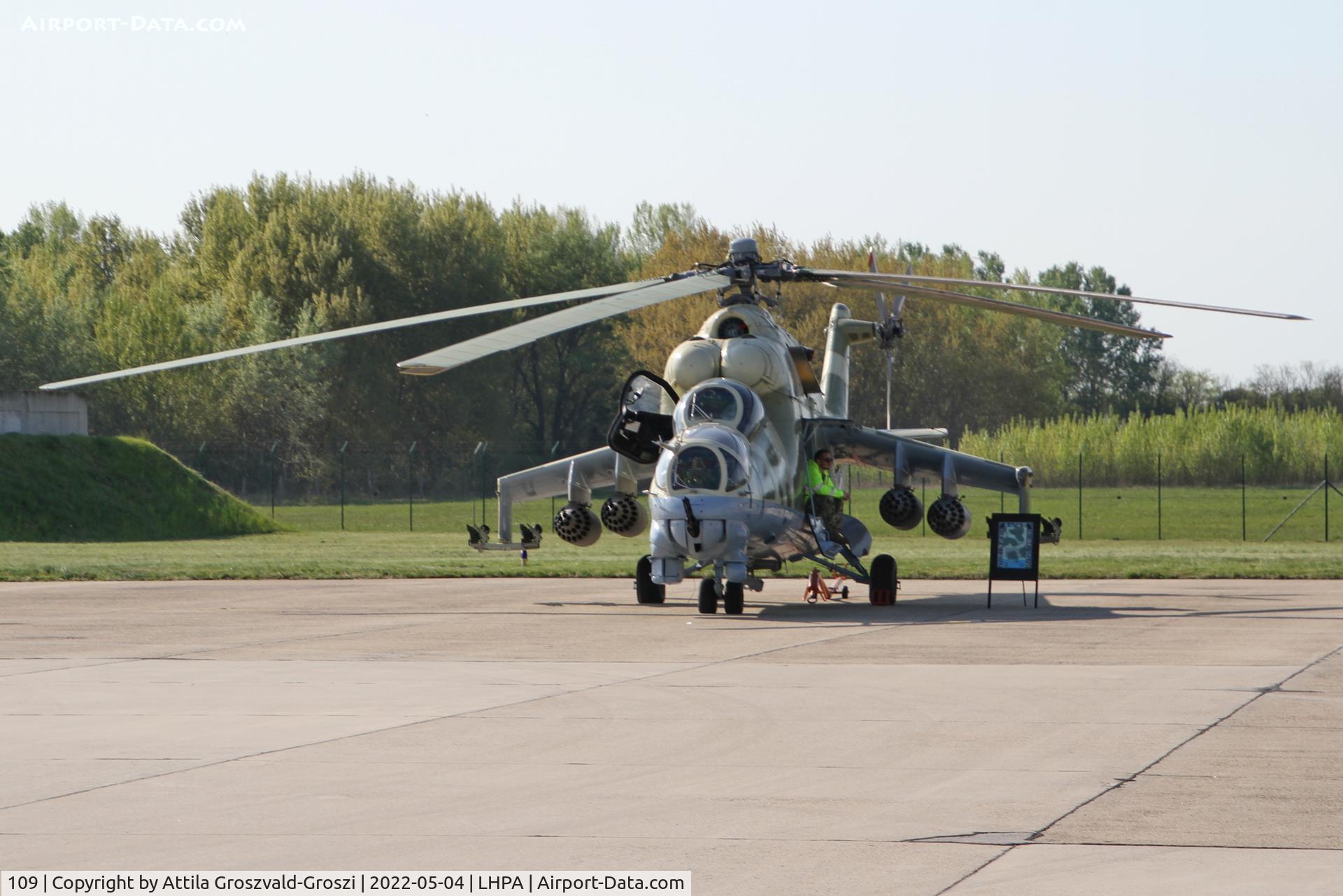 109, 1980 Mil Mi-24D Hind D C/N K20109, LHPA - Pápa Air Base, Pápa - Hungary