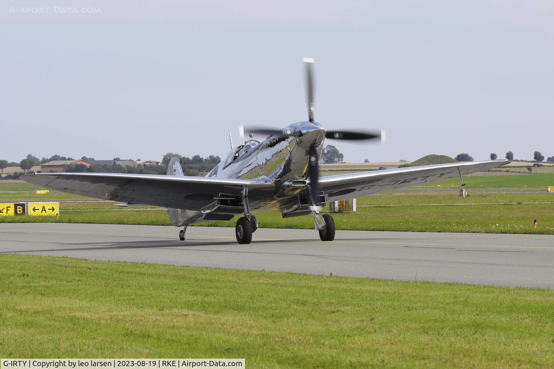G-IRTY, 1943 Supermarine 361 Spitfire LF.IXc C/N CBAF.IX.970, Roskilde Air Show 19.8.2023