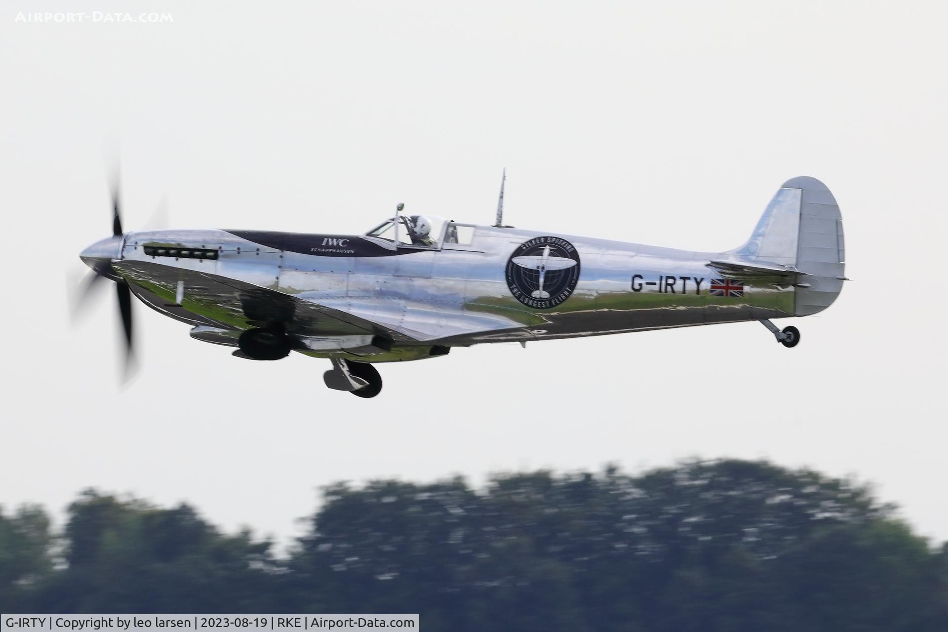 G-IRTY, 1943 Supermarine 361 Spitfire LF.IXc C/N CBAF.IX.970, Roskilde Air Show 19.8.2023