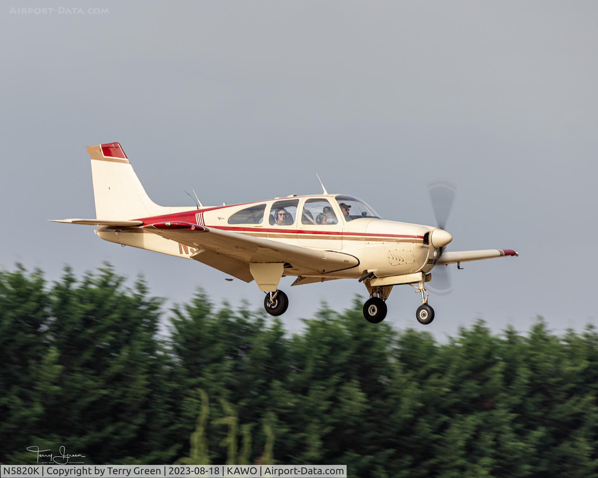 N5820K, 1965 Beech 35-C33 Debonair C/N CD-893, KAWO