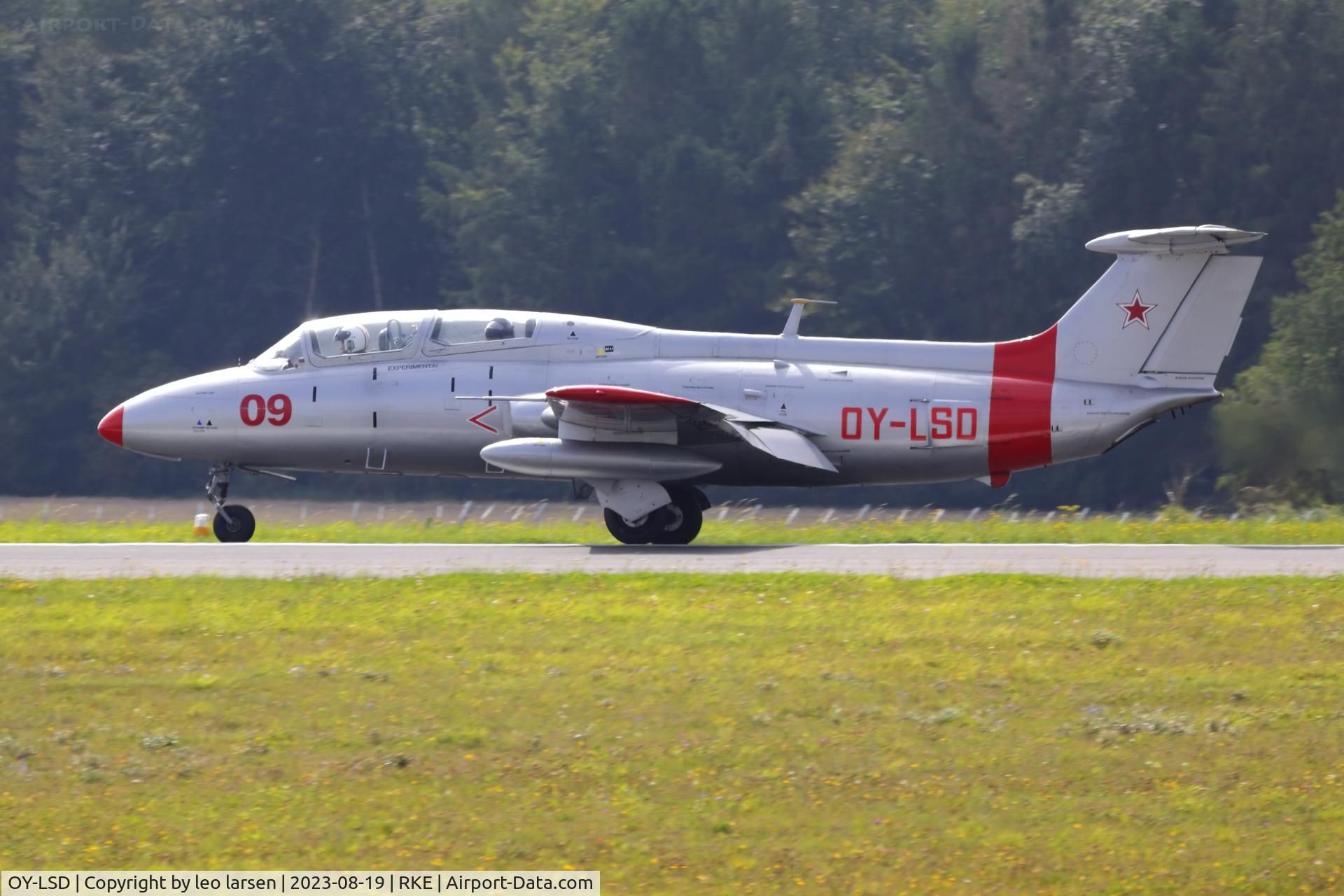 OY-LSD, 1973 Aero L-29 C/N 394952, Roskilde Air Show 19.8.2023
