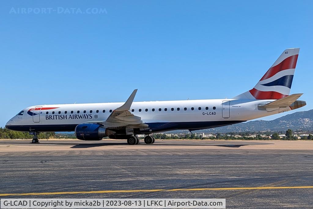 G-LCAD, 2012 Embraer ERJ 190-100LR C/N 19000535, Parked