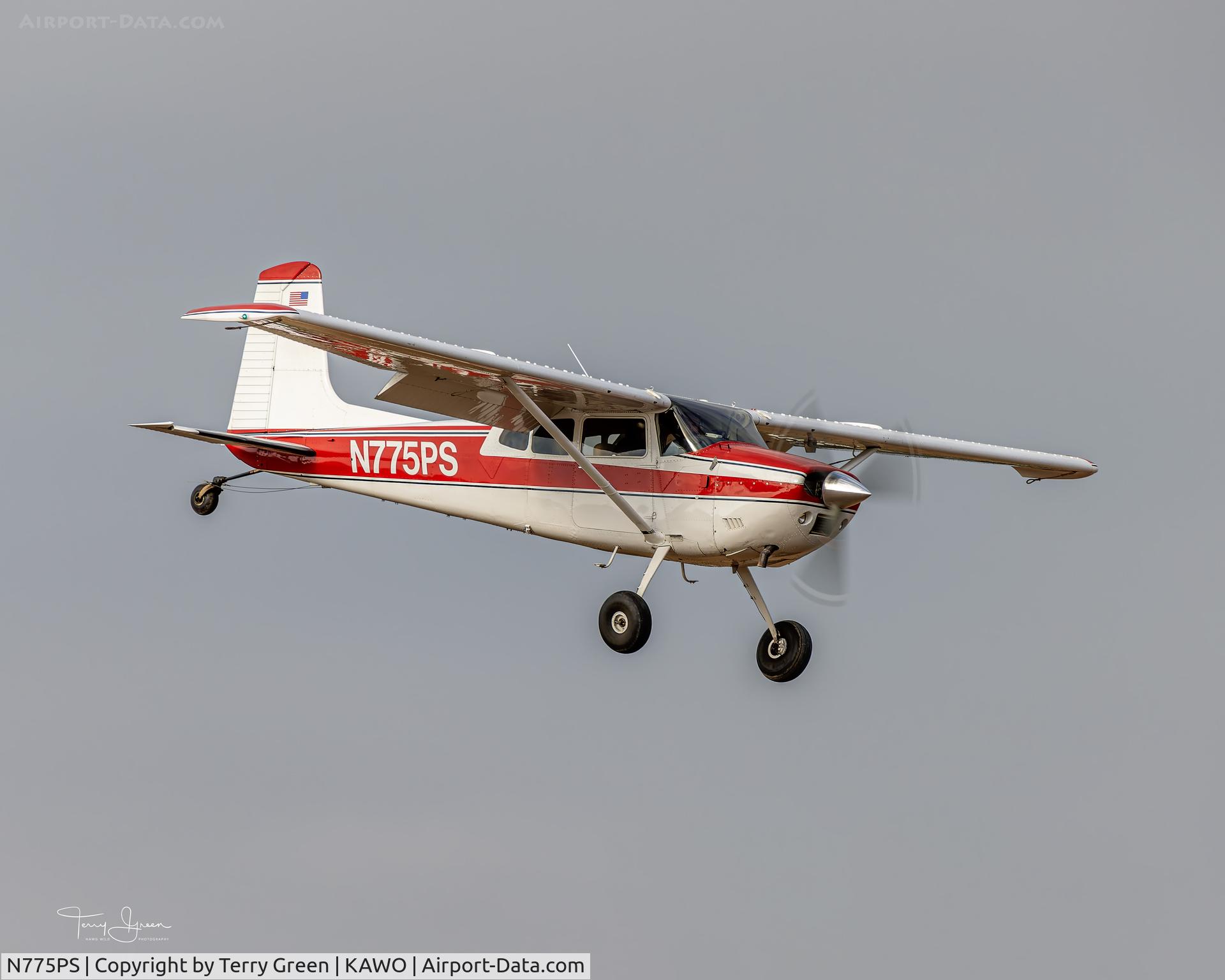 N775PS, 1973 Cessna 180J C/N 18052335, KAWO