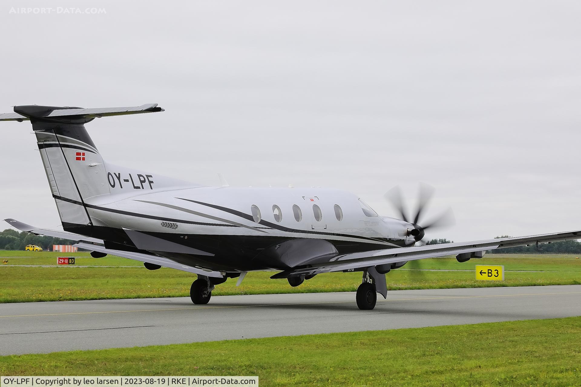 OY-LPF, 2018 Pilatus PC-12/47E C/N 1770, Roskilde 19.8.2023