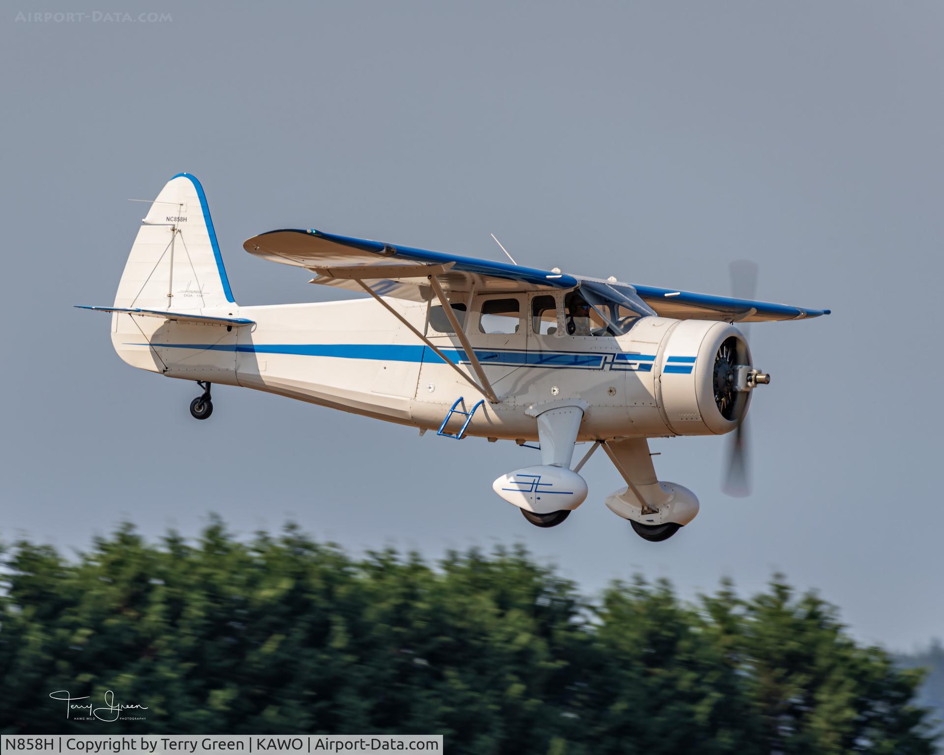 N858H, 1943 Howard Aircraft DGA-15P C/N 858, KAWO