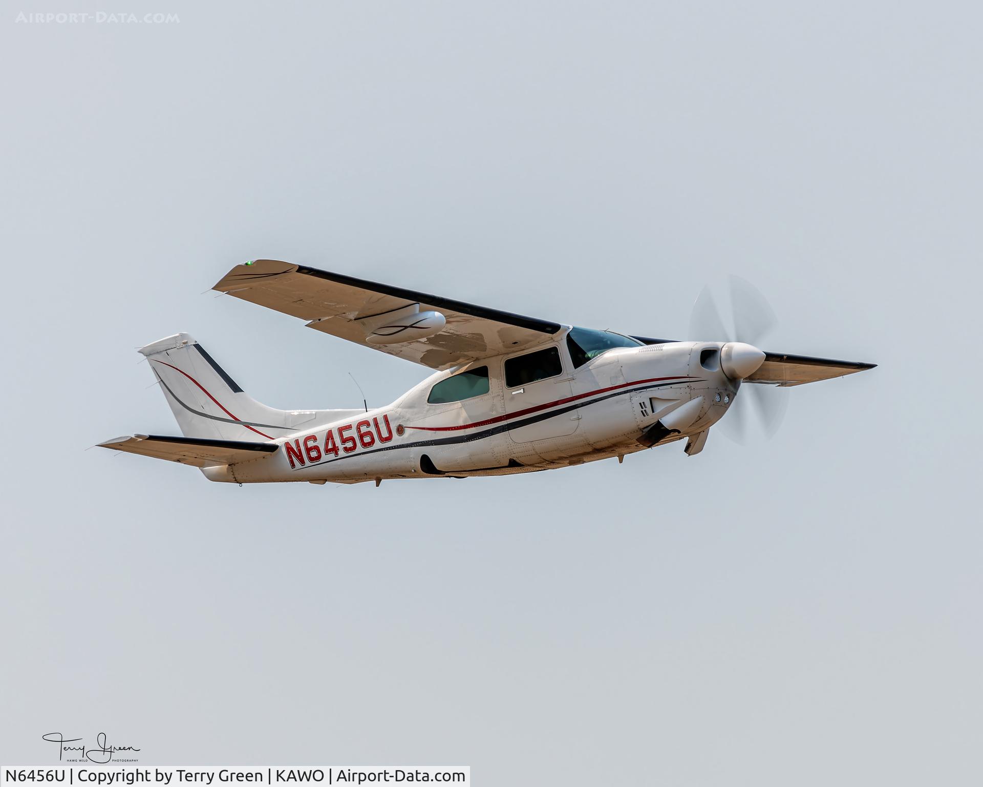 N6456U, 1985 Cessna T210R Turbo Centurion C/N 21064954, KAWO