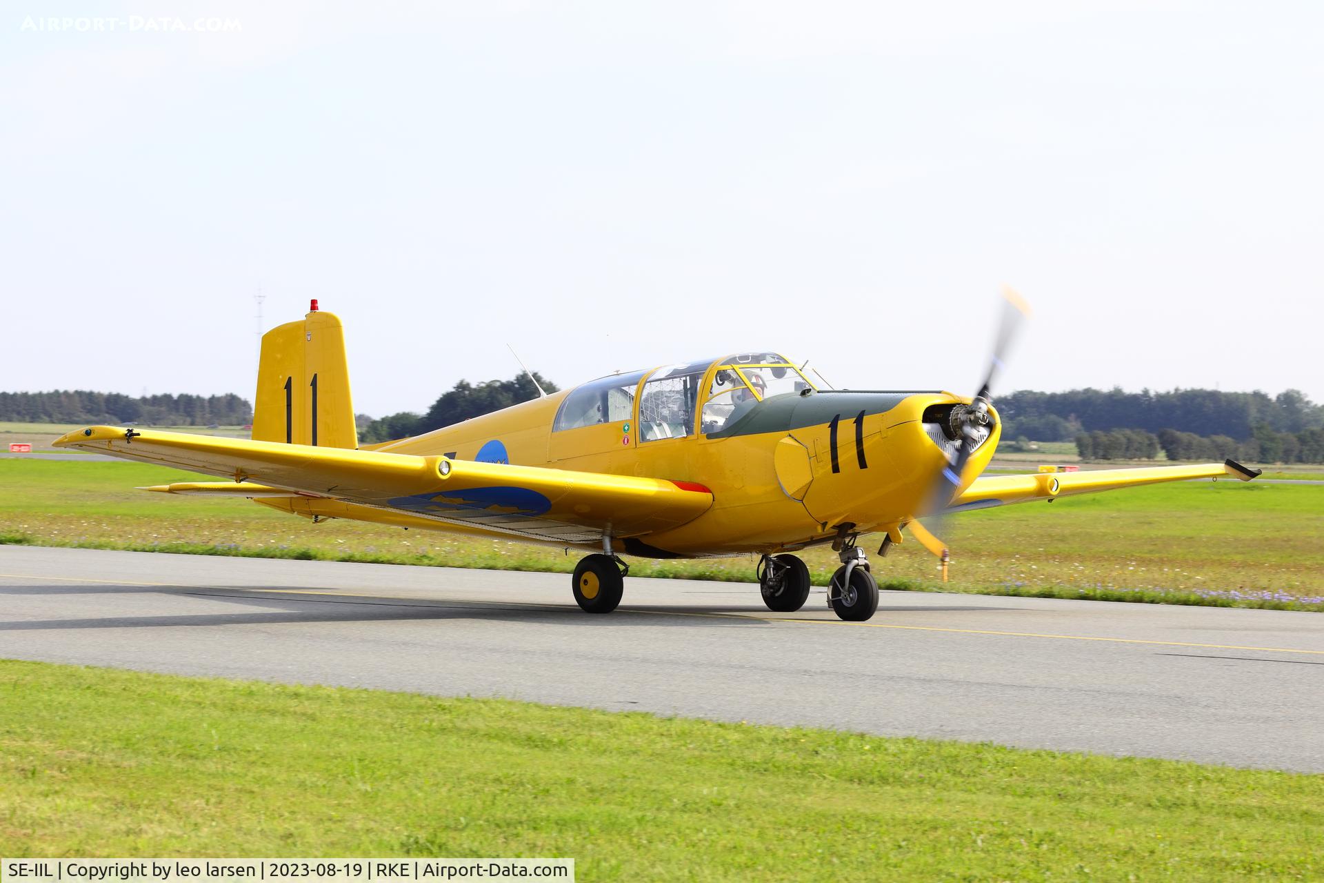 SE-IIL, 1952 Saab Sk.50B Safir (91B) C/N 91-211, Roskilde Air Show 19.8.2023