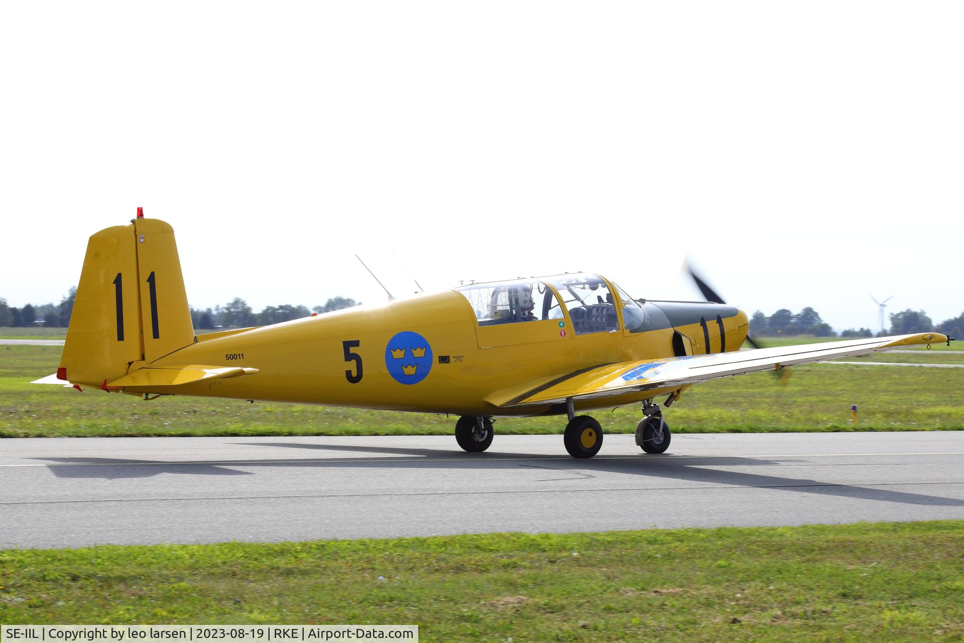 SE-IIL, 1952 Saab Sk.50B Safir (91B) C/N 91-211, Roskilde Air Show 19.8.2023