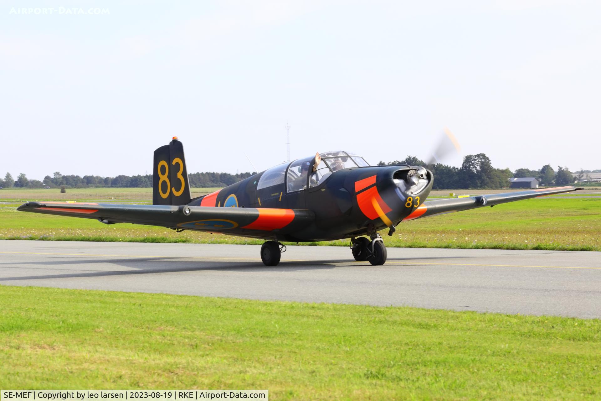 SE-MEF, 1960 Saab 91C Safir C/N 91-398, Roskilde Air Show 19.8.2023