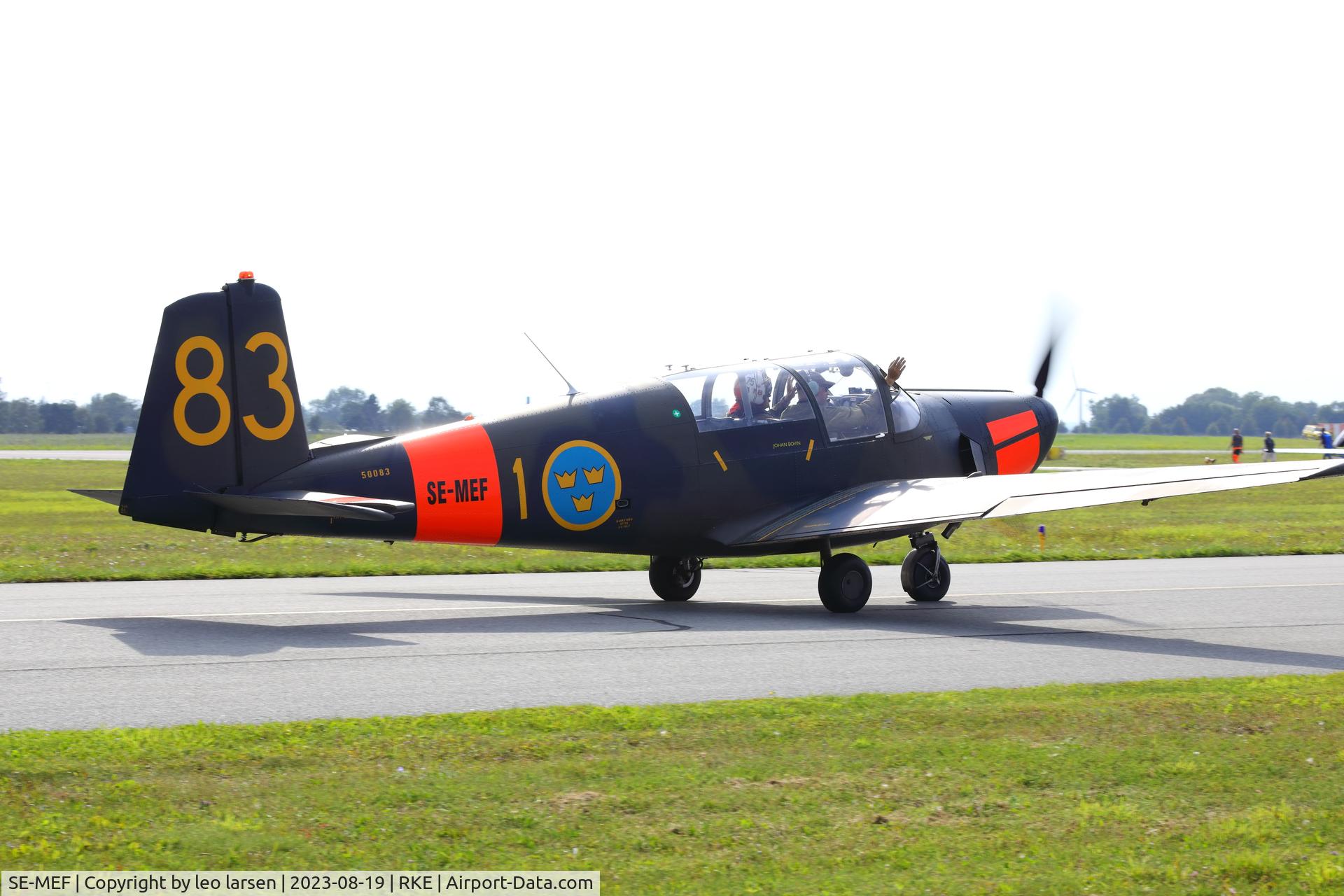 SE-MEF, 1960 Saab 91C Safir C/N 91-398, Roskilde Air Show 19.8.2023