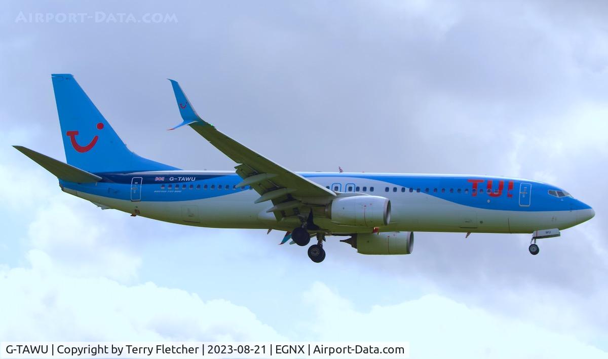 G-TAWU, 2014 Boeing 737-8K5 C/N 37263, At East Midlands Airport