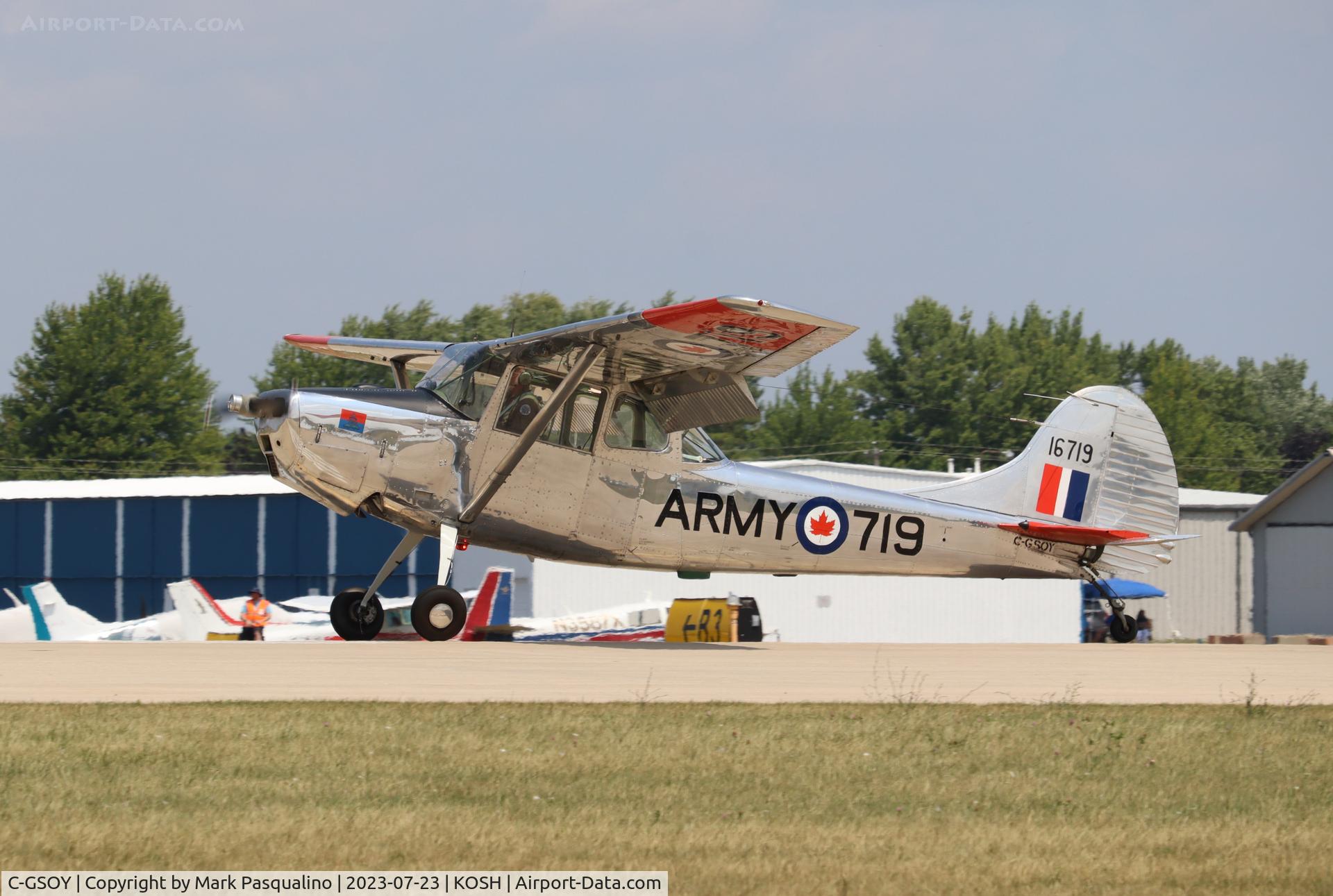 C-GSOY, 1953 Cessna 305A C/N 22774, Cessna 305A