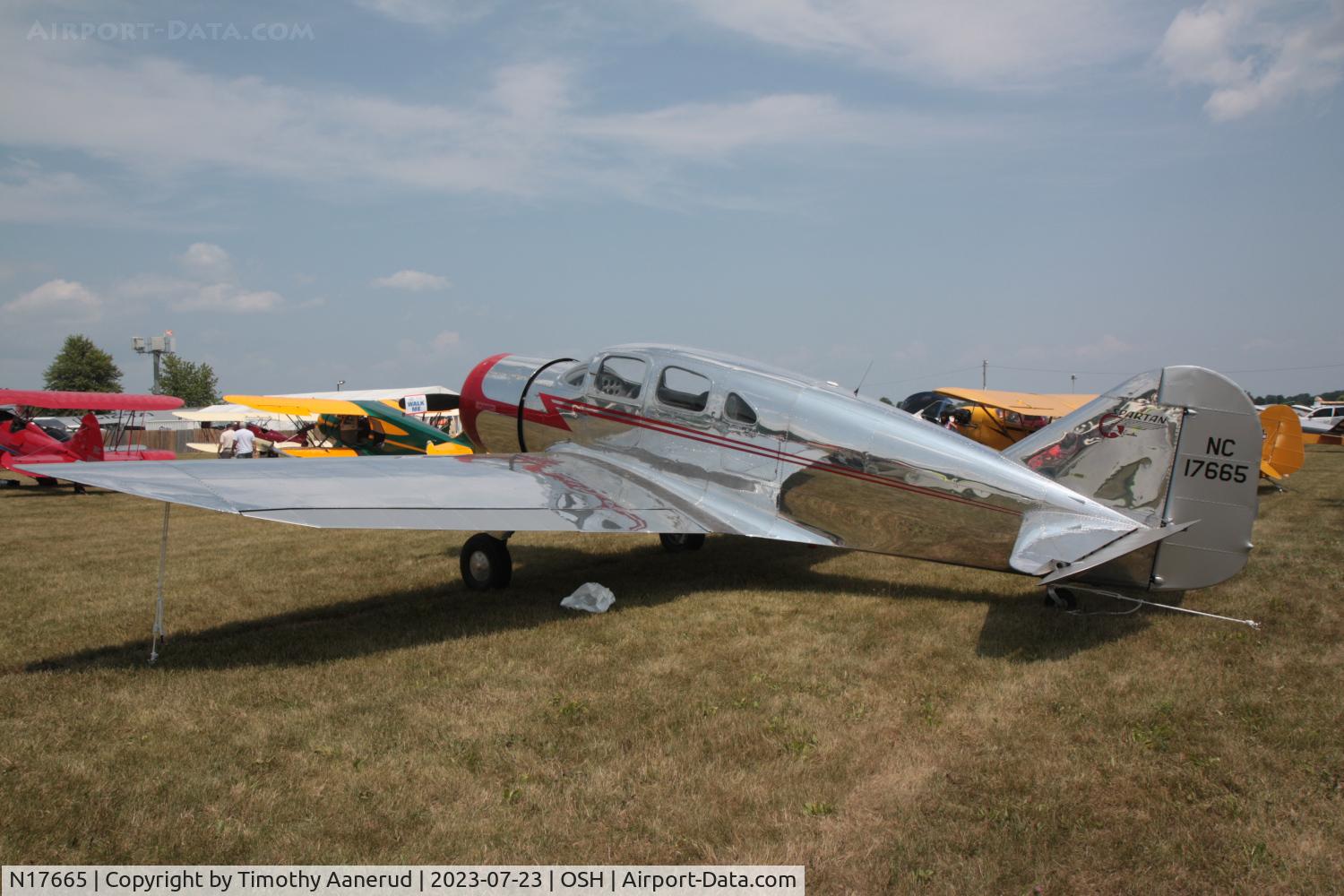 N17665, 1940 Spartan 7W Executive C/N 31, 1940 Spartan 7W, c/n: 31, AirVenture 2023