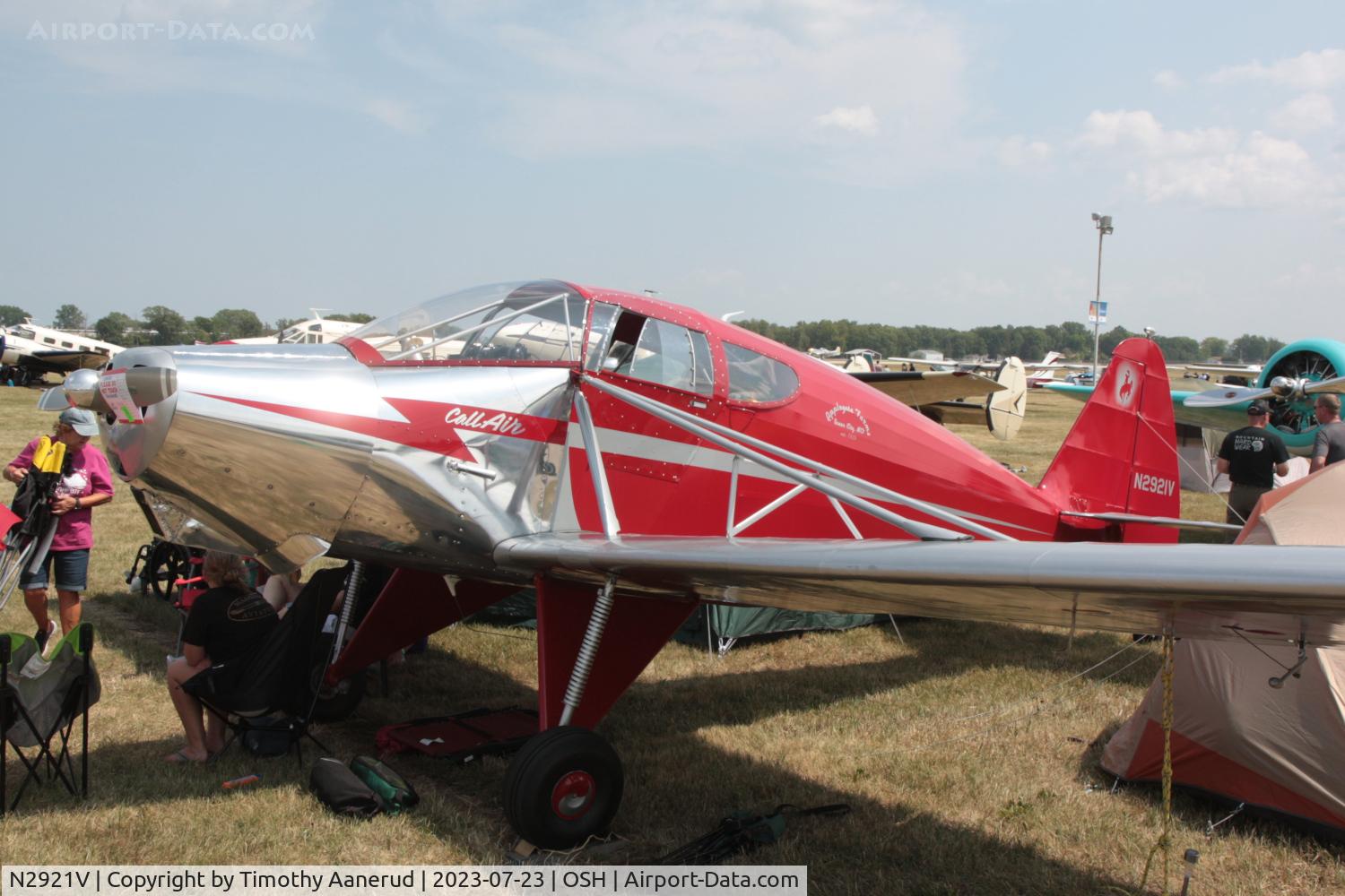 N2921V, 1956 Callair A-2 C/N 136, 1956 Callair A-2, c/n: 136, AirVenture 2023