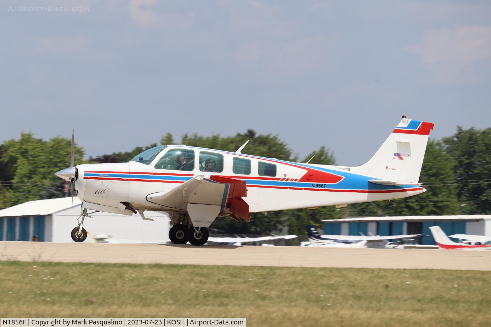 N1856F, 1981 Beech A36 Bonanza 36 C/N E-1931, Beech A36