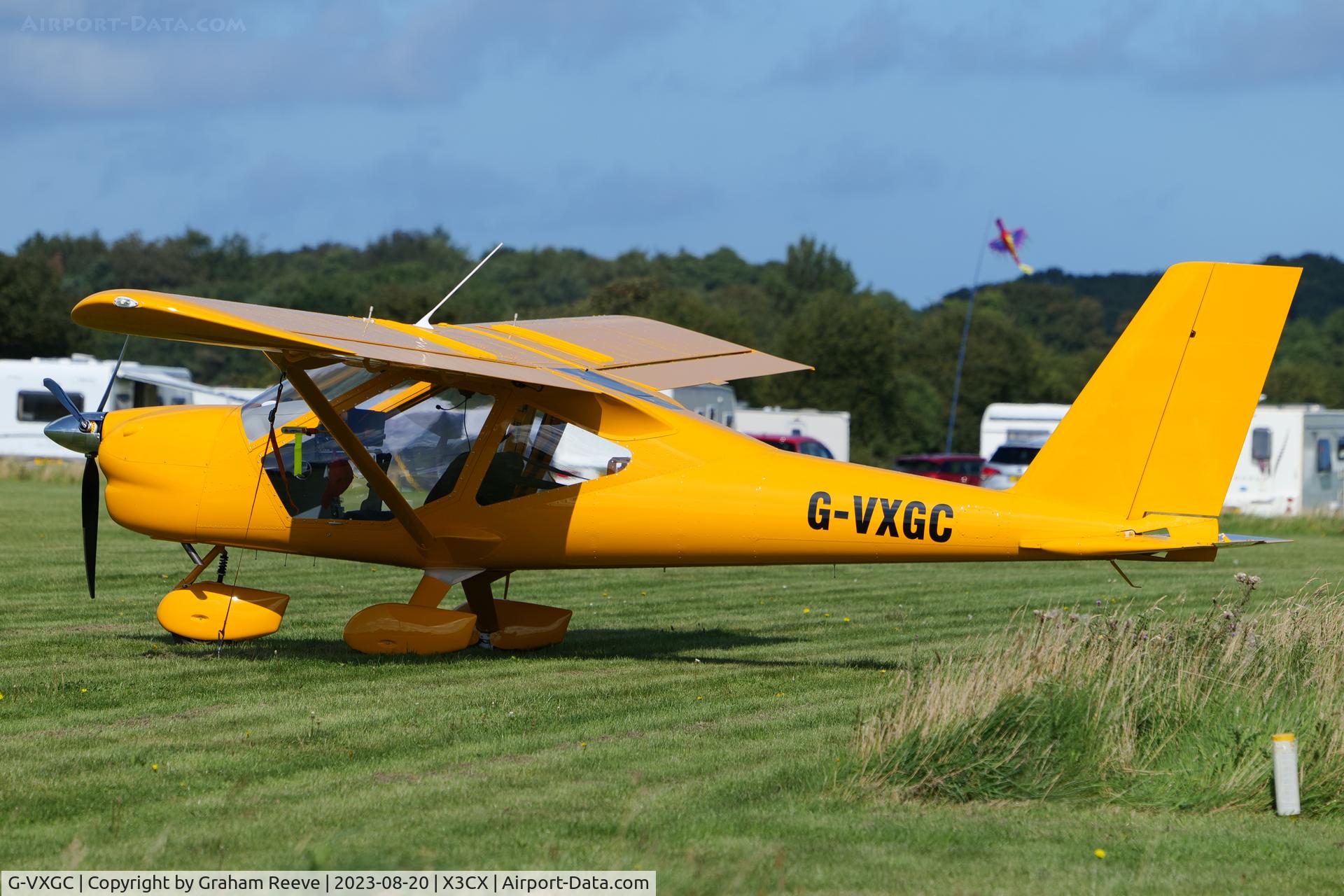 G-VXGC, 2023 Aeroprakt A32-M Vixxen C/N LAA 411A-15861, Parked at Northrepps.