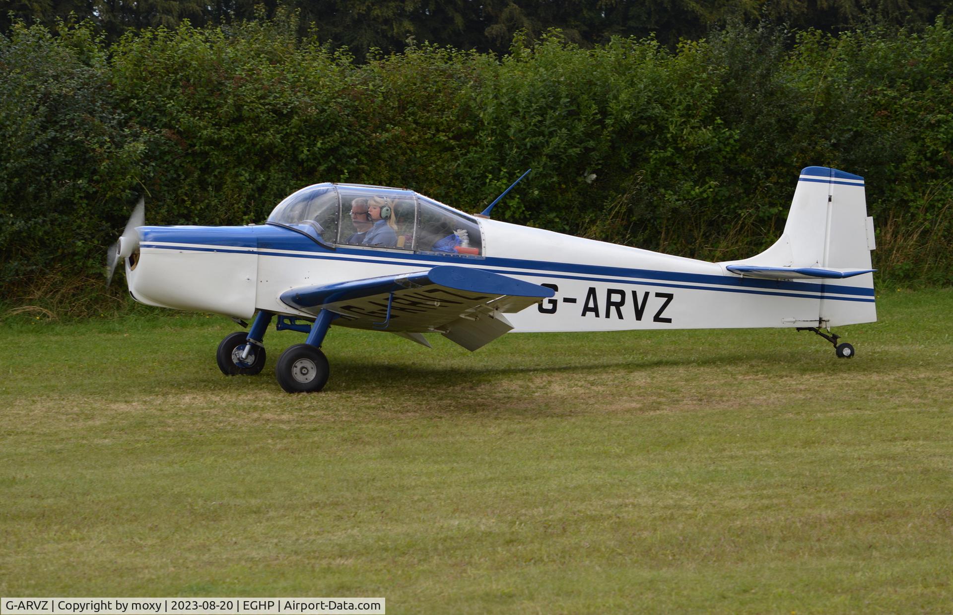 G-ARVZ, 1962 Rollason Druine D-62B Condor C/N RAE/606, Rollason Druine D-62B Condor at Popham.