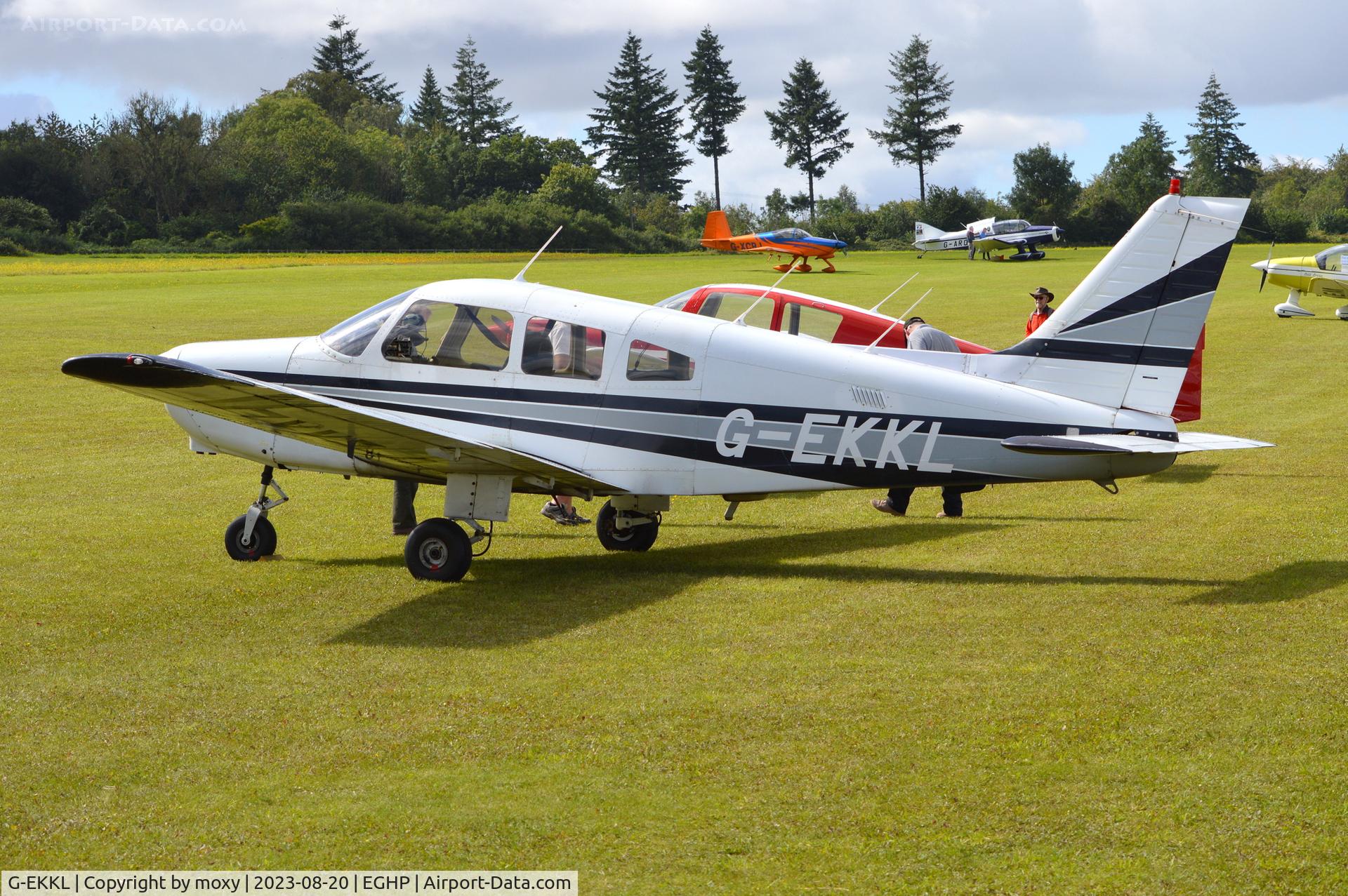 G-EKKL, 1984 Piper PA-28-161 Warrior II C/N 28-8416087, Piper PA-28-161 Warrior II at Popham. Ex D-EKKL
