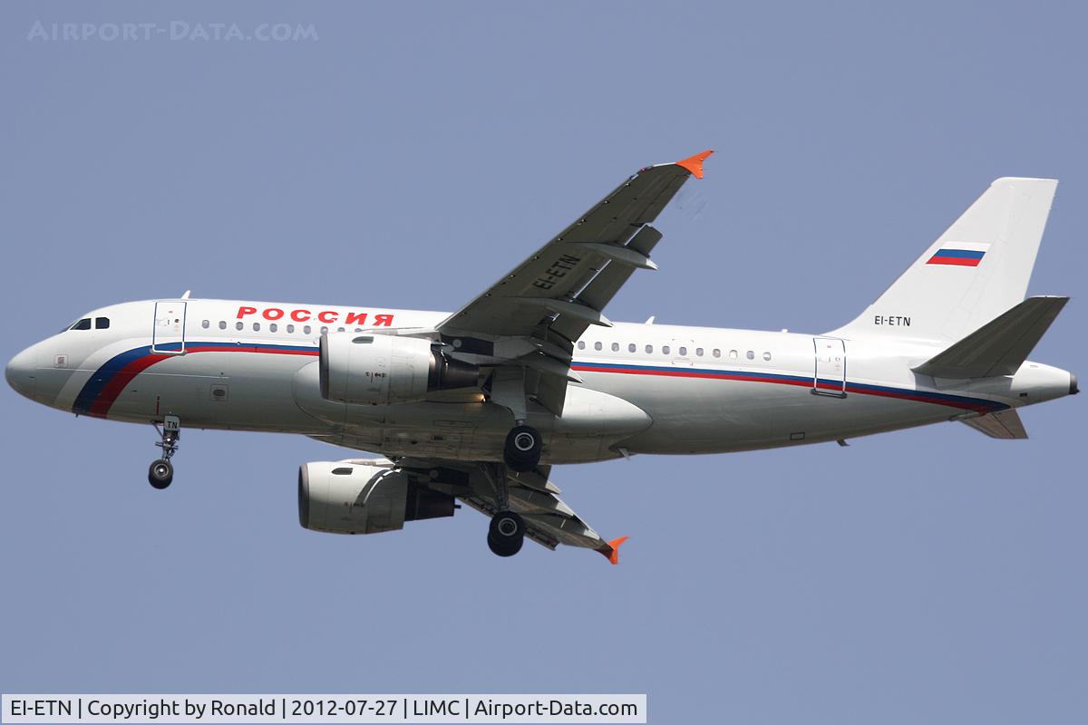 EI-ETN, 2002 Airbus A319-111 C/N 1654, at mxp