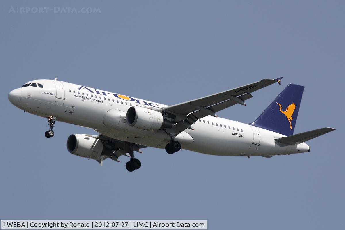 I-WEBA, 2007 Airbus A320-214 C/N 3138, at mxp