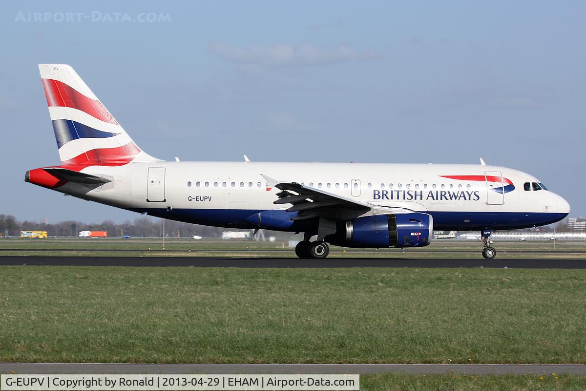 G-EUPV, 2001 Airbus A319-131 C/N 1423, at spl