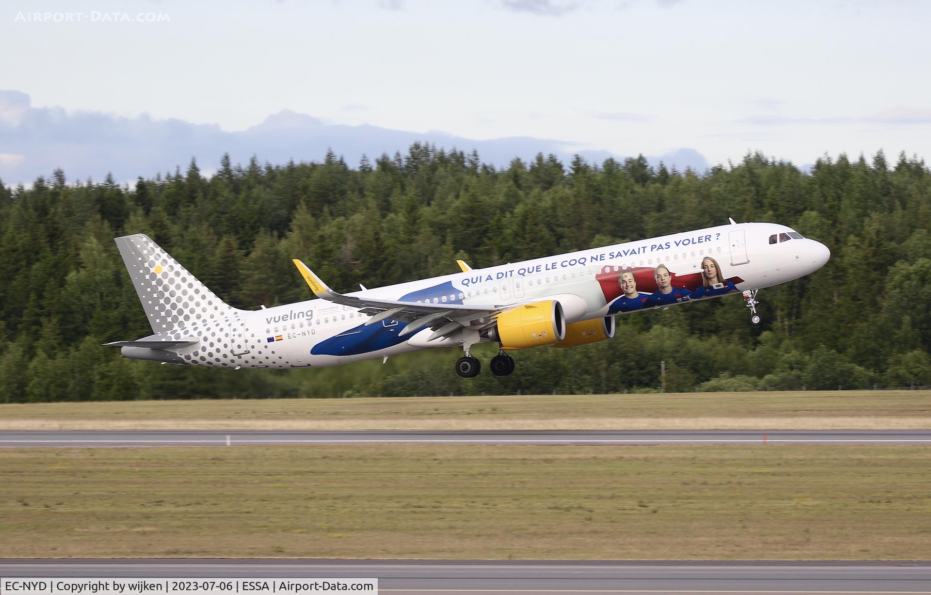 EC-NYD, 2023 Airbus A321-271NX C/N 11262, RWY 19L