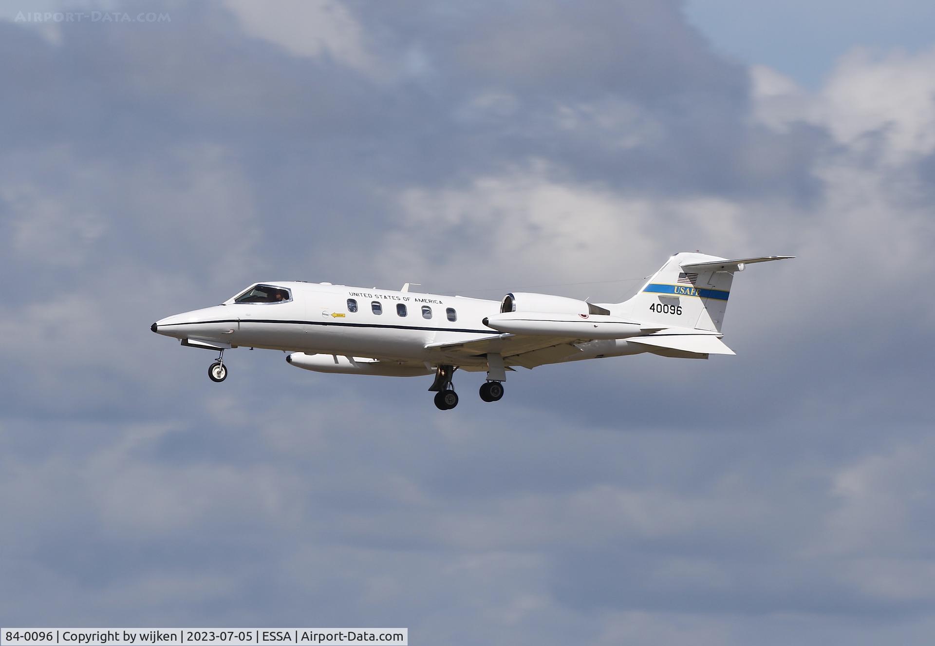 84-0096, 1984 Gates Learjet C-21A (35A) C/N 35A-542, RWY 26