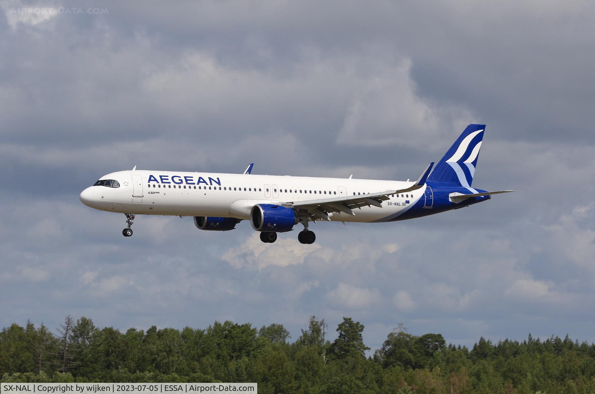 SX-NAL, 2022 Airbus A321-271NX C/N 10967, RWY 26