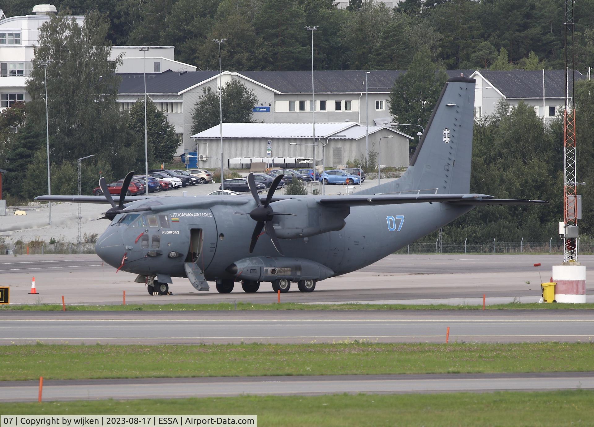 07, 2008 Alenia C-27J Spartan C/N 4139, Ramp M