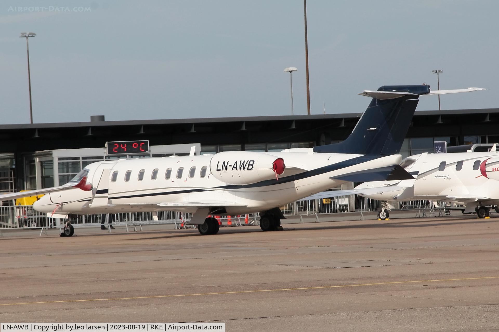LN-AWB, 2002 Learjet 45 C/N 45-219, Roskilde 19.8.2023