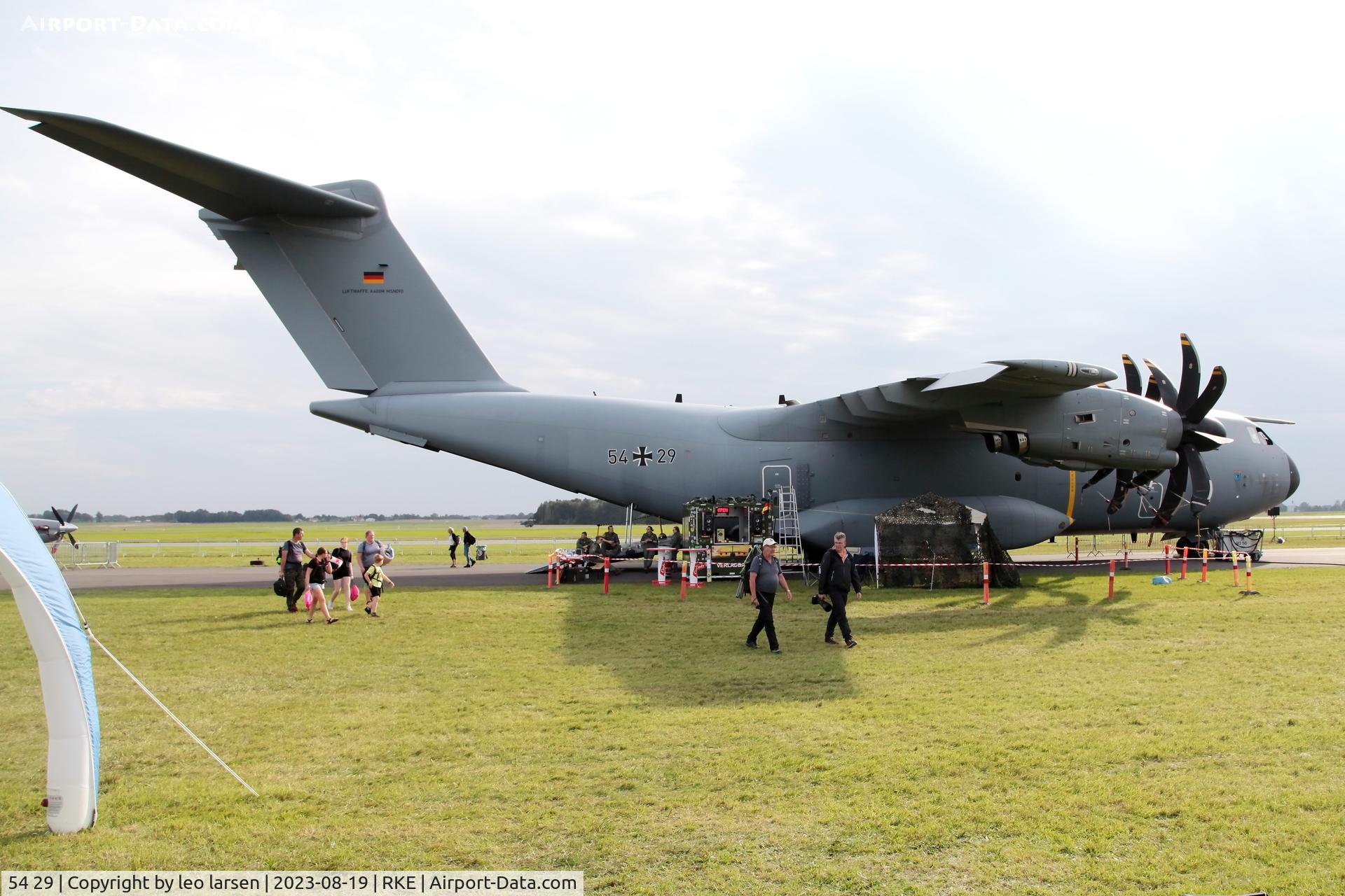 54 29, 2019 Airbus A400M-180 Atlas C/N 090, Roskilde Air Show 19.8.2023