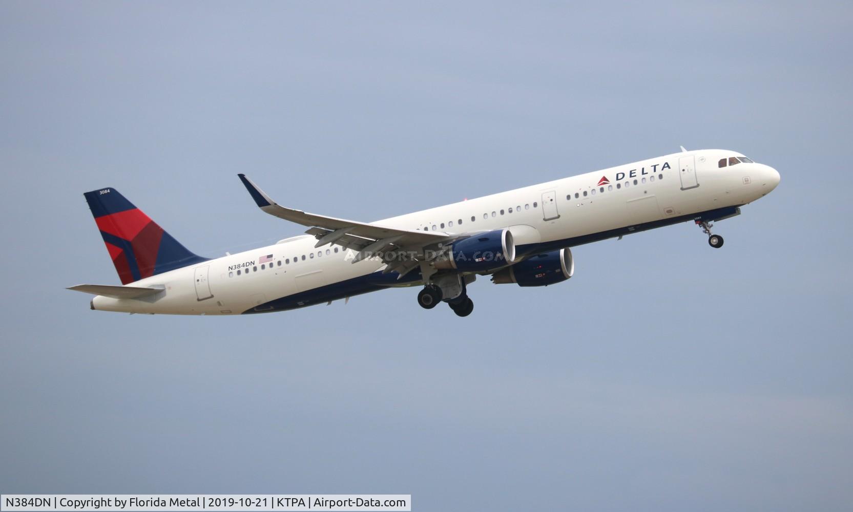 N384DN, 2019 Airbus A321-211 C/N 8974, DAL A321 zx TPA-DTW