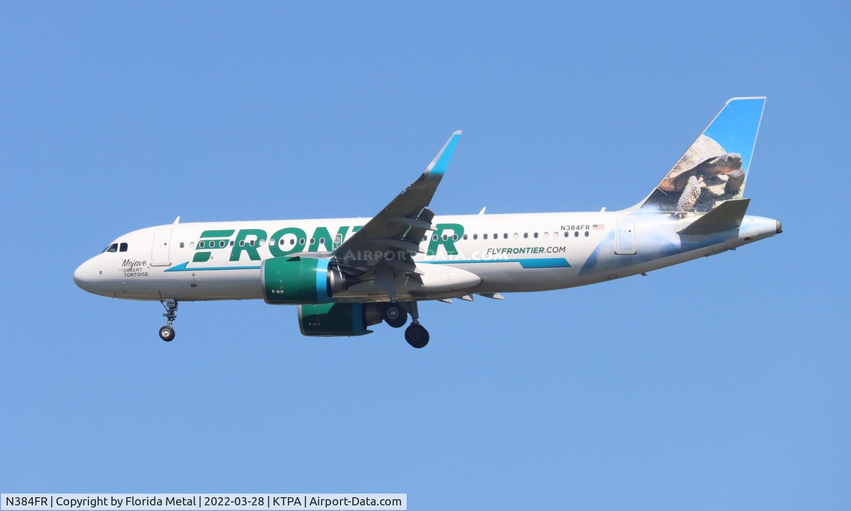 N384FR, 2021 Airbus A320-251N C/N 10596, FFT A32N Mojave zx DEN-TPA