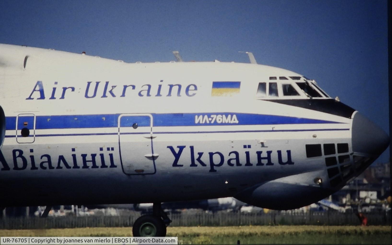 UR-76705, Ilyushin IL-76MD C/N 0063472158, Ostend'80s