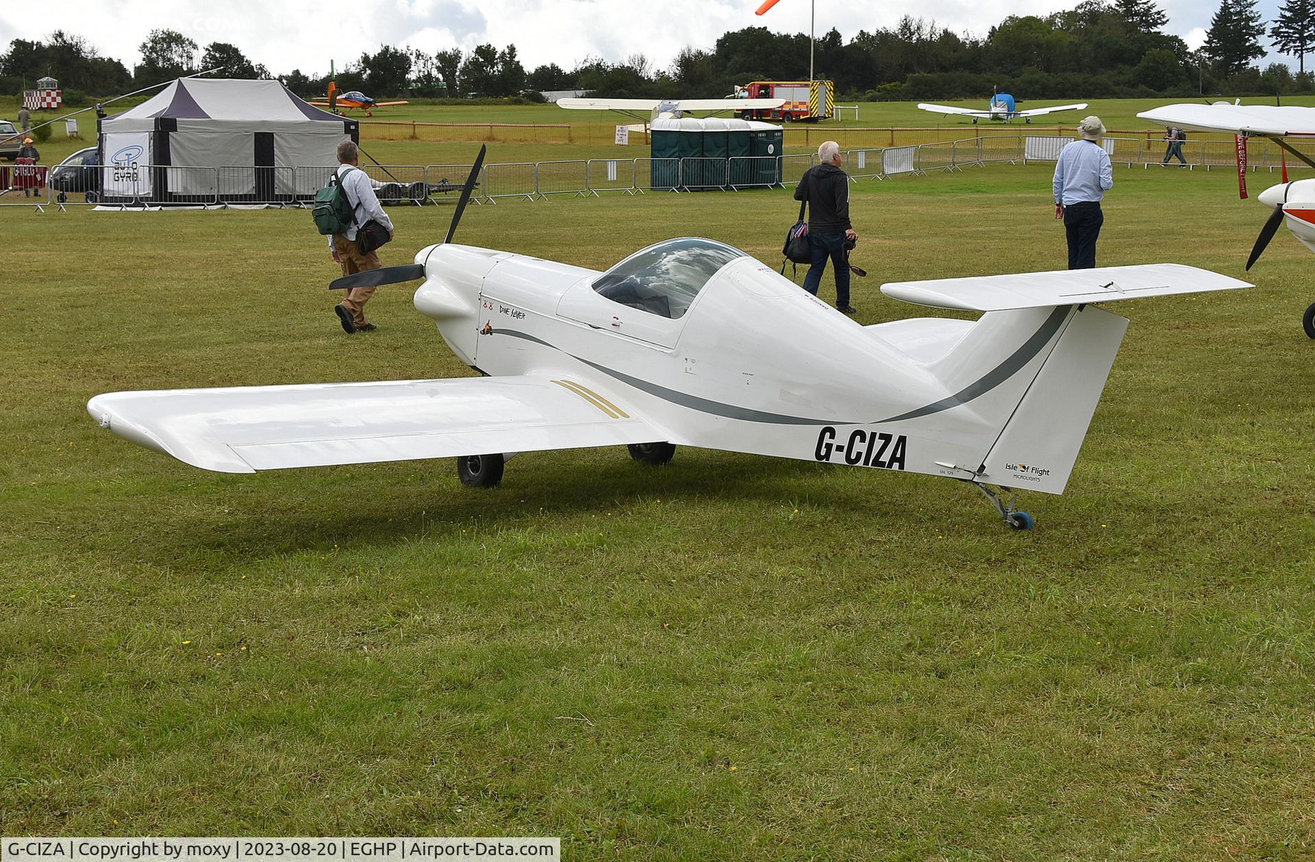 G-CIZA, 2015 Spacek SD-1 Minisport C/N 129, Spacek SD-1 Minisport at Popham.