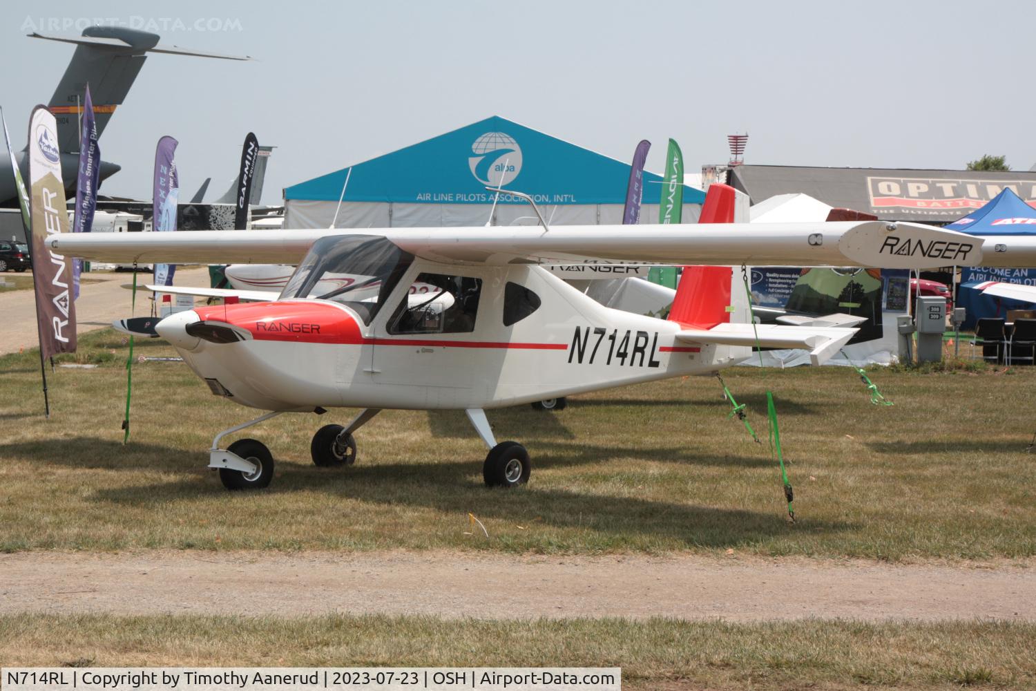 N714RL, 2021 Vashon Aircraft Ranger R7 C/N 10185, 2021 Vashon Aircraft Ranger R7, c/n: 10185, AirVenture 2023