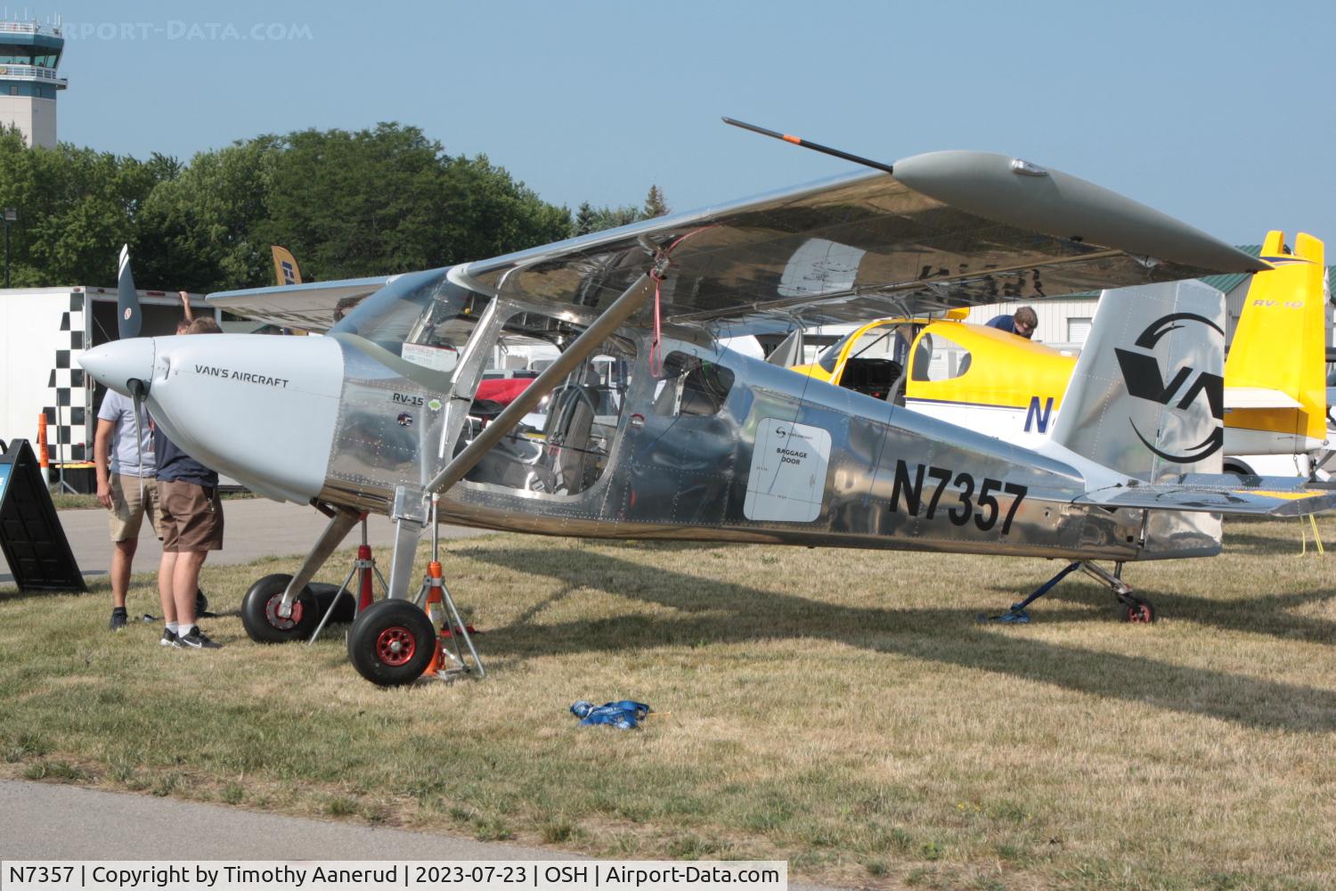 N7357, 2022 Vans RV-8X C/N 081005, 2022 Vans RV-8X, c/n: 081005.  Best grass killer at Oshkosh.  AirVenture 2023