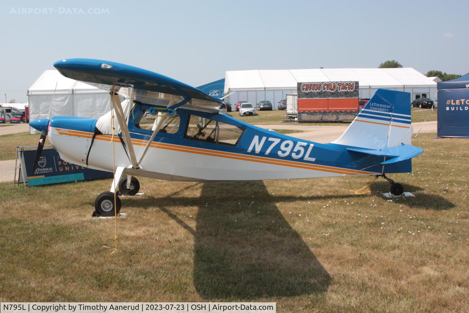 N795L, 2023 American Champion 7ECA Citabria C/N 1413-2023, 2023 American Champion 7ECA, c/n: 1413-2023, AirVenture 2023