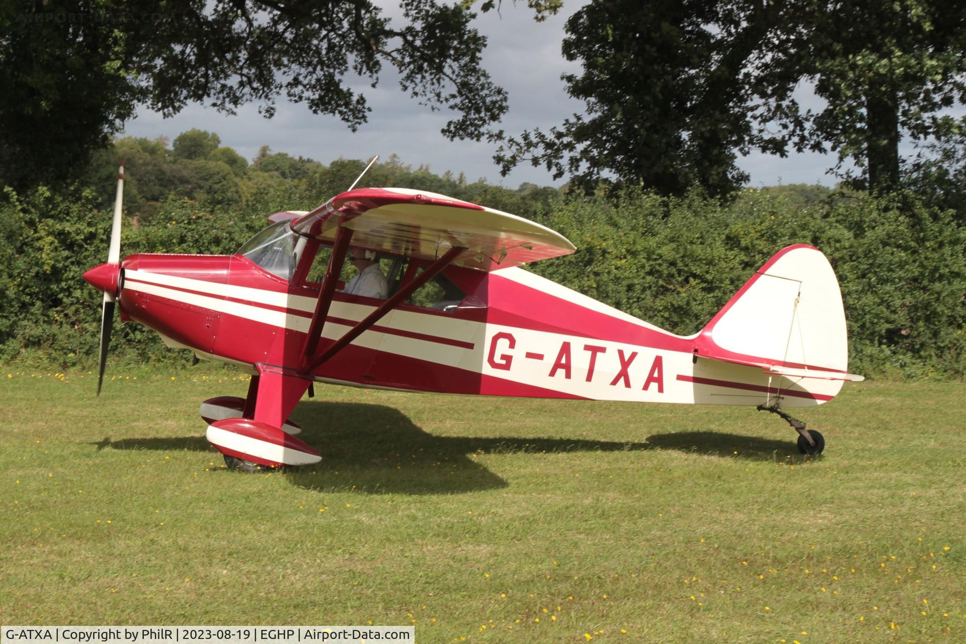 G-ATXA, 1956 Piper PA-22-150 Tri-Pacer C/N 22-3730, G-ATXA 1956 Piper PA-22-150 Carribean LAA Rally Popham 19.08.23 (4)