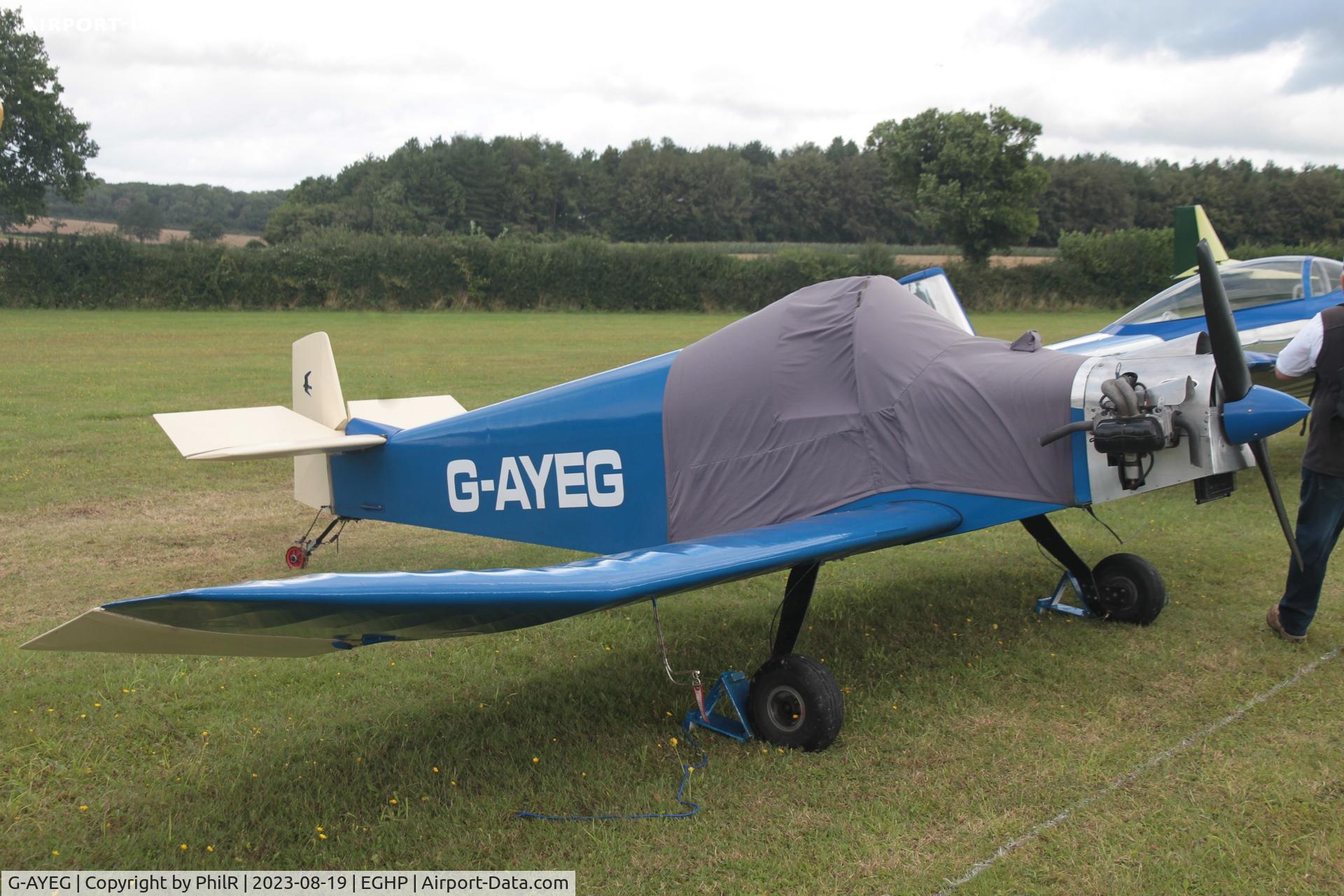 G-AYEG, 1970 Falconar F-9 C/N PFA 1321, G-AYEG 1970 Falconar F-9 LAA Rally Popham