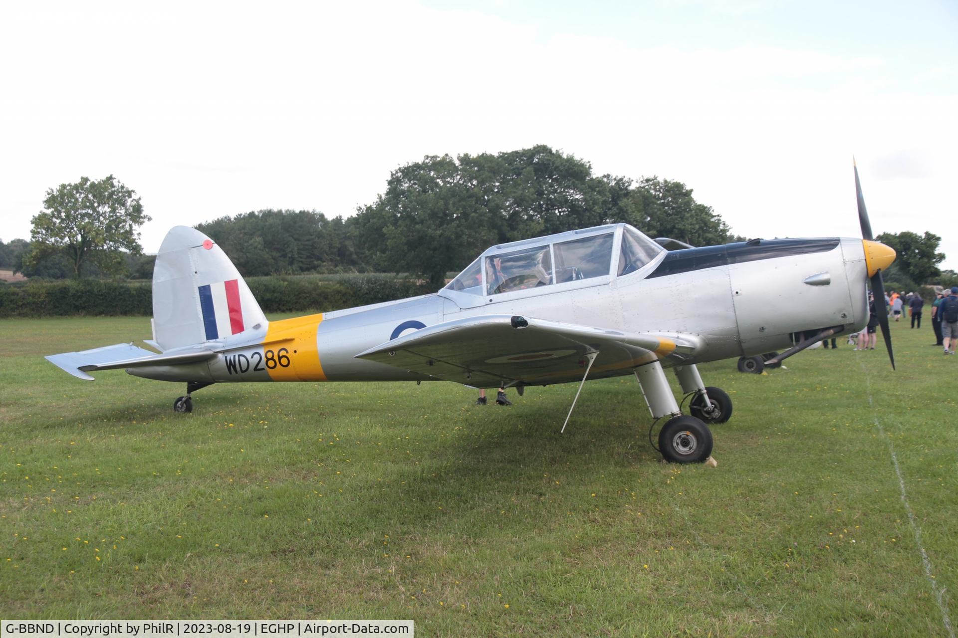 G-BBND, 1950 De Havilland DHC-1 Chipmunk T.10 C/N C1/0225, G-BBND (WD286) 1950 DHC1 Chipmunk T10 LAA Rally Popham