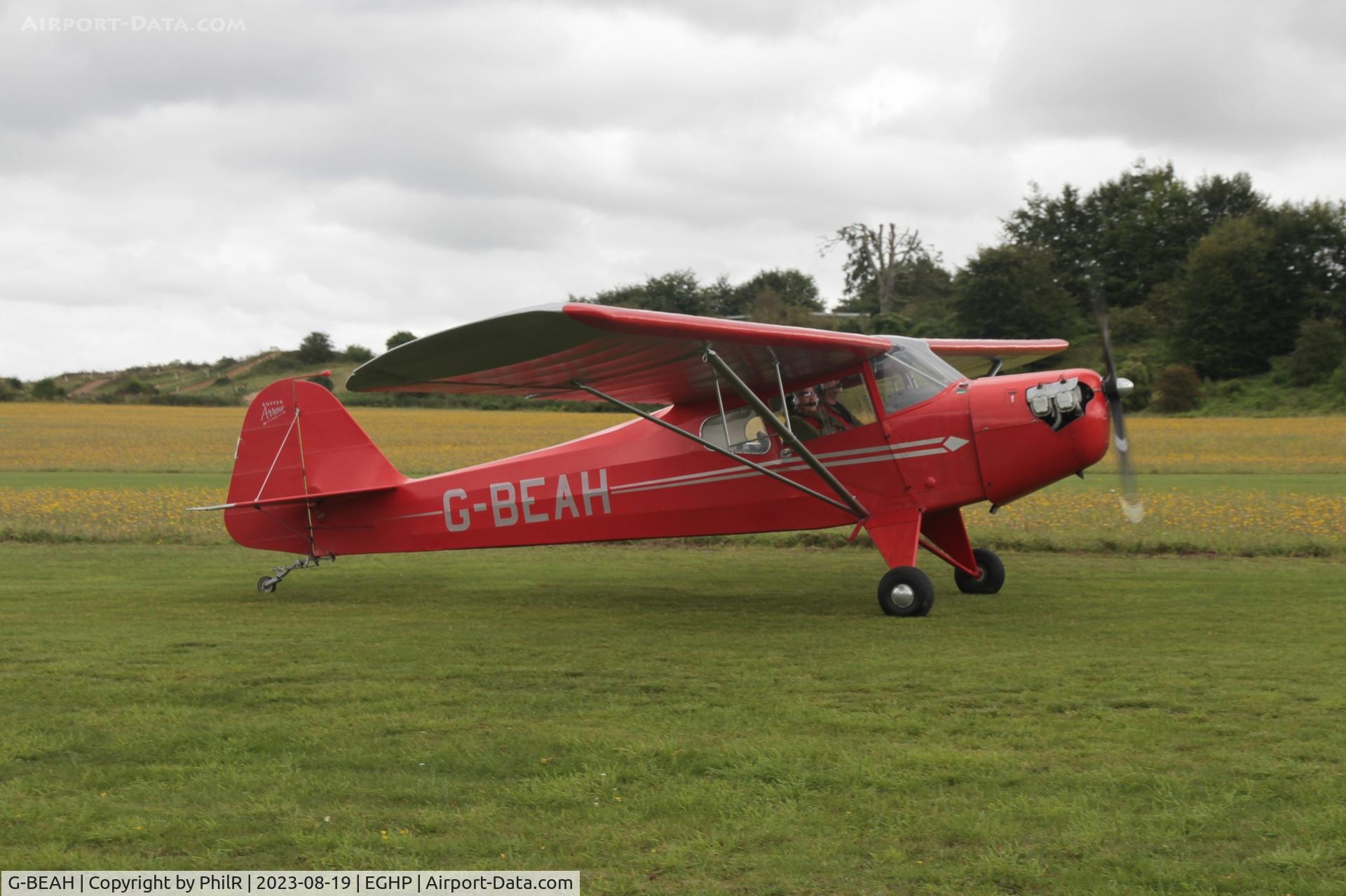 G-BEAH, 1946 Auster J-2 Arrow C/N 2366, G-BEAH 1946 Auster 5J2 Arrow LAA Rally Popham