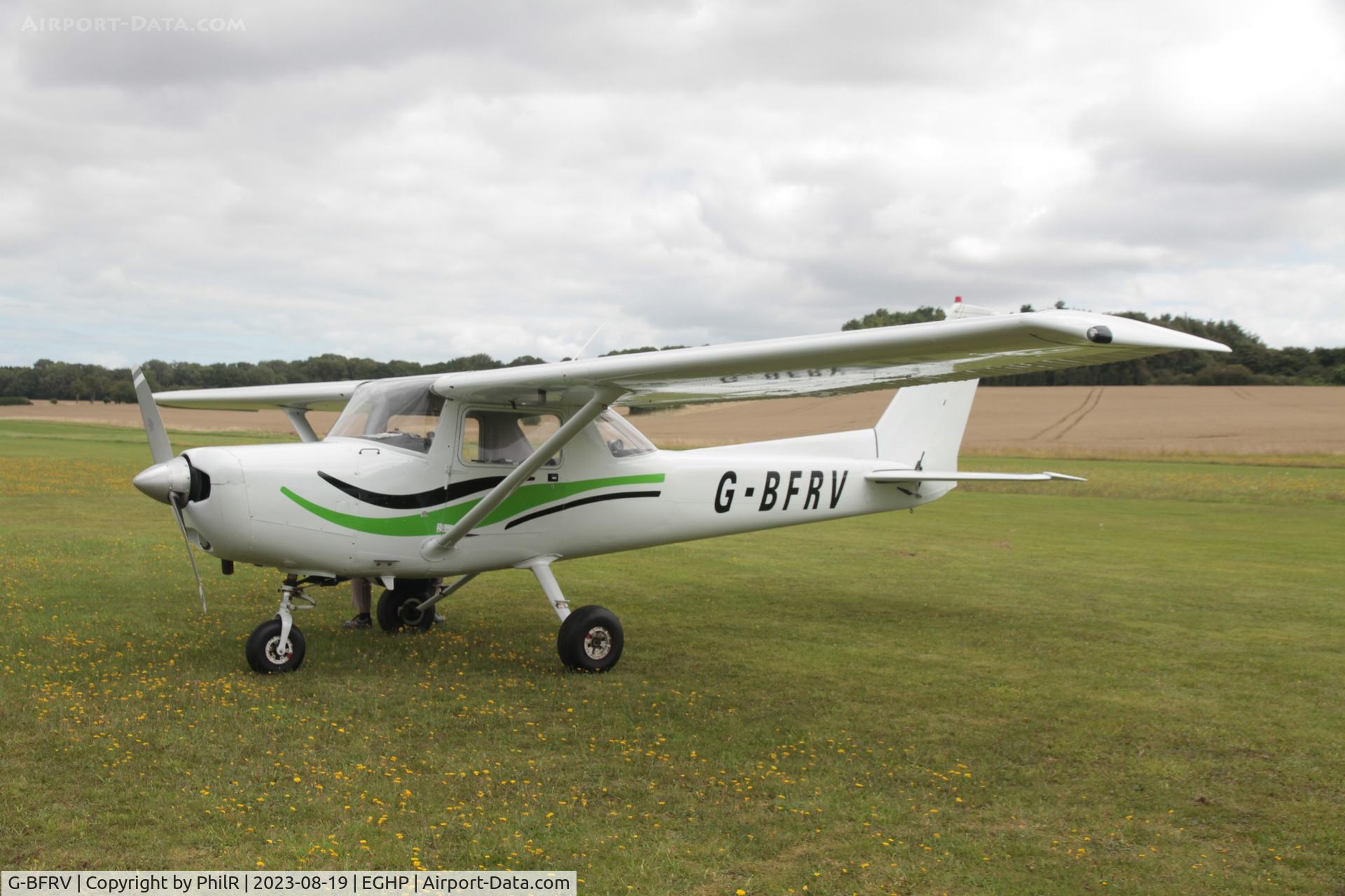 G-BFRV, 1978 Reims FA152 Aerobat C/N 0345, G-BFRV 1978 Reims Cessna FA152 Aerobat LAA Rally Popham